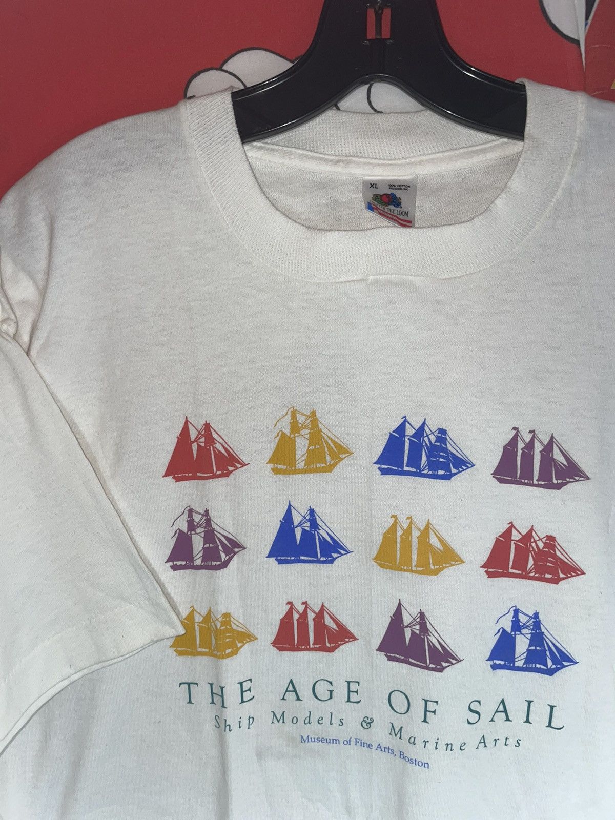 Arts & Science × Vintage 90s Vintage Museum Fine Arts Boston T-Shirt Tourist Art Size US XL / EU 56 / 4 - 1 Thumbnail