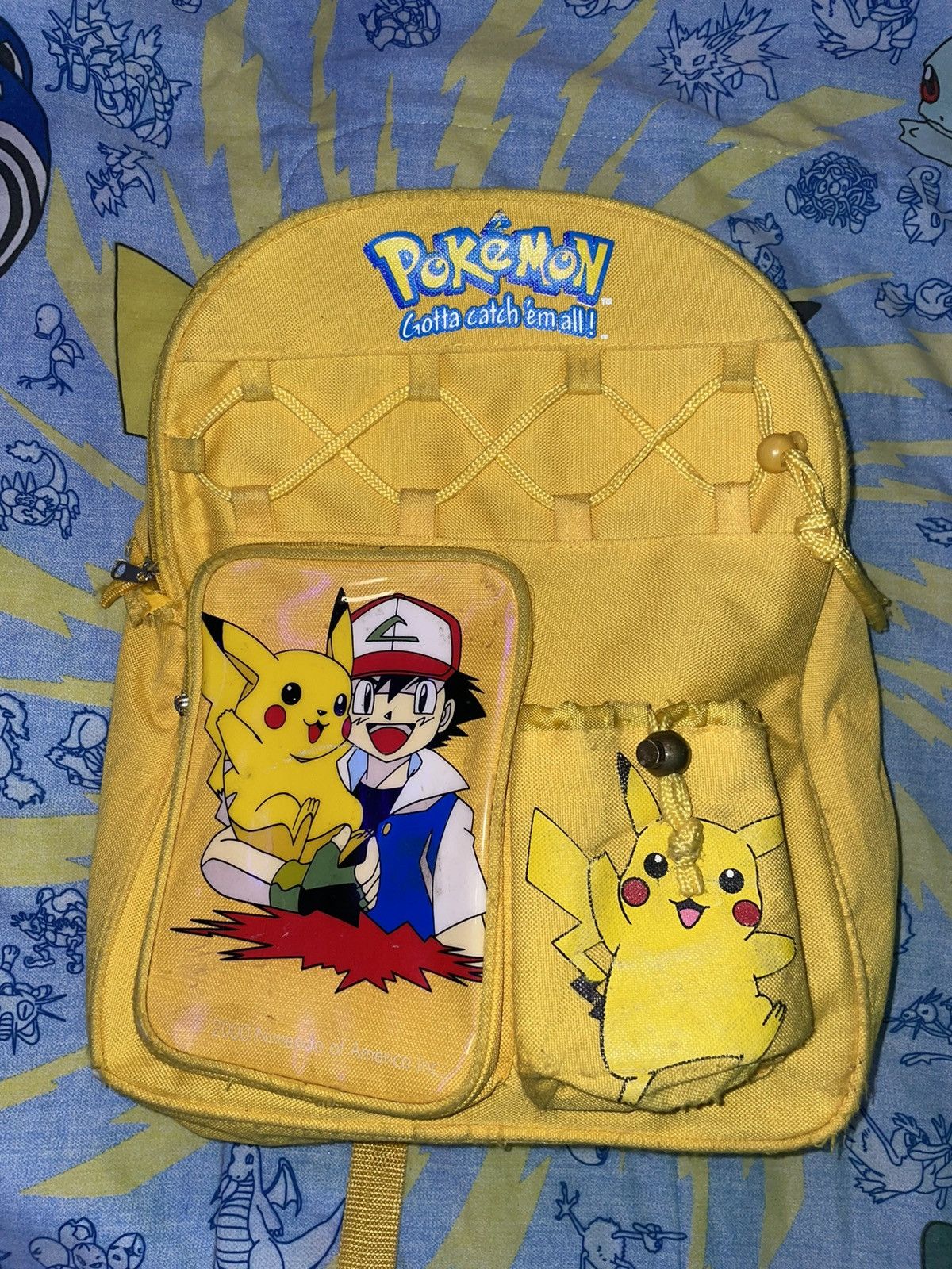 Nintendo × Pokemon × Vintage Vintage 1999 Pokémon Pikachu & Ash ...