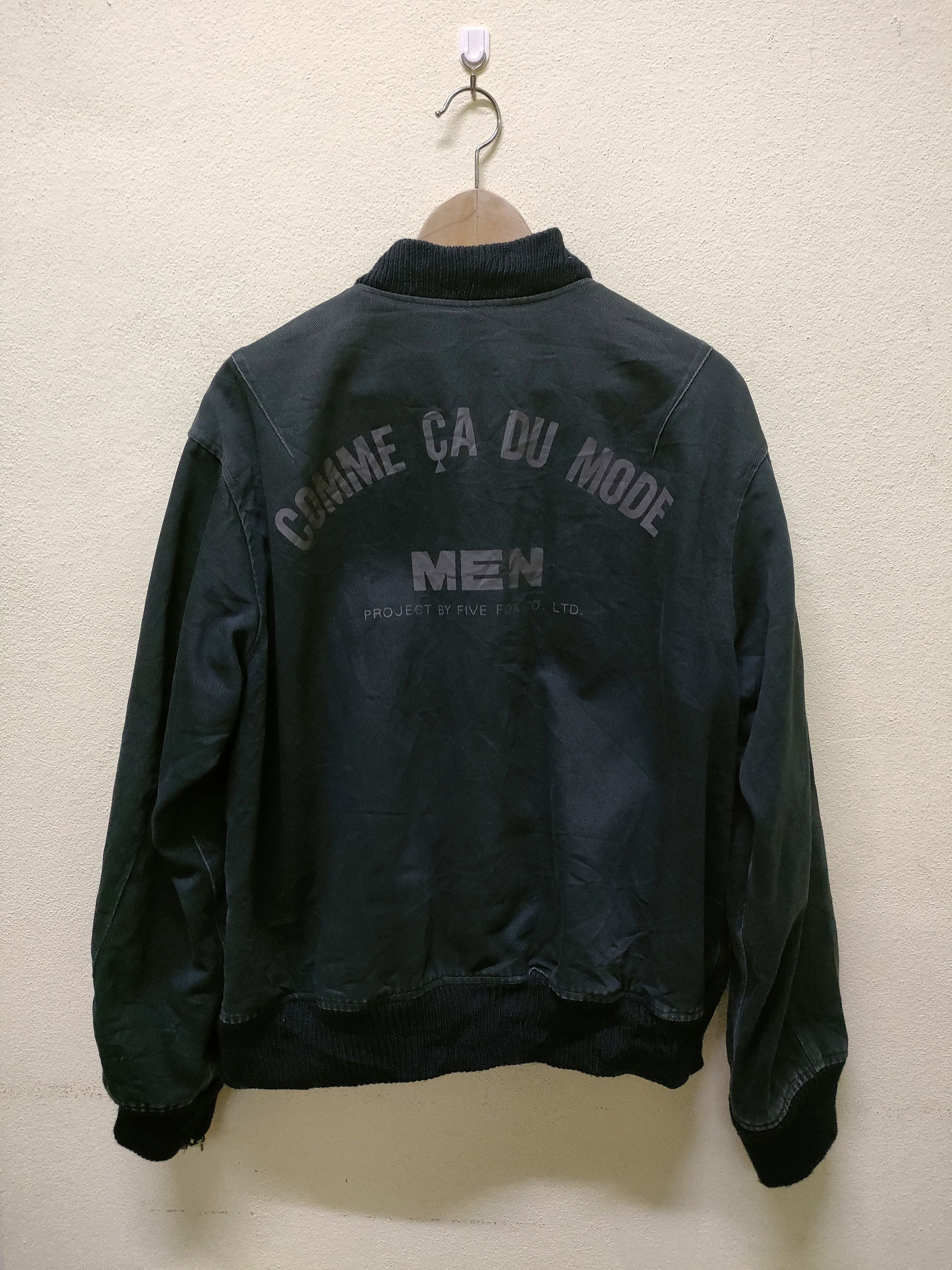 Bomber Jacket × Japanese Brand Comme Ca Du Mode Men Bomber Jacket 