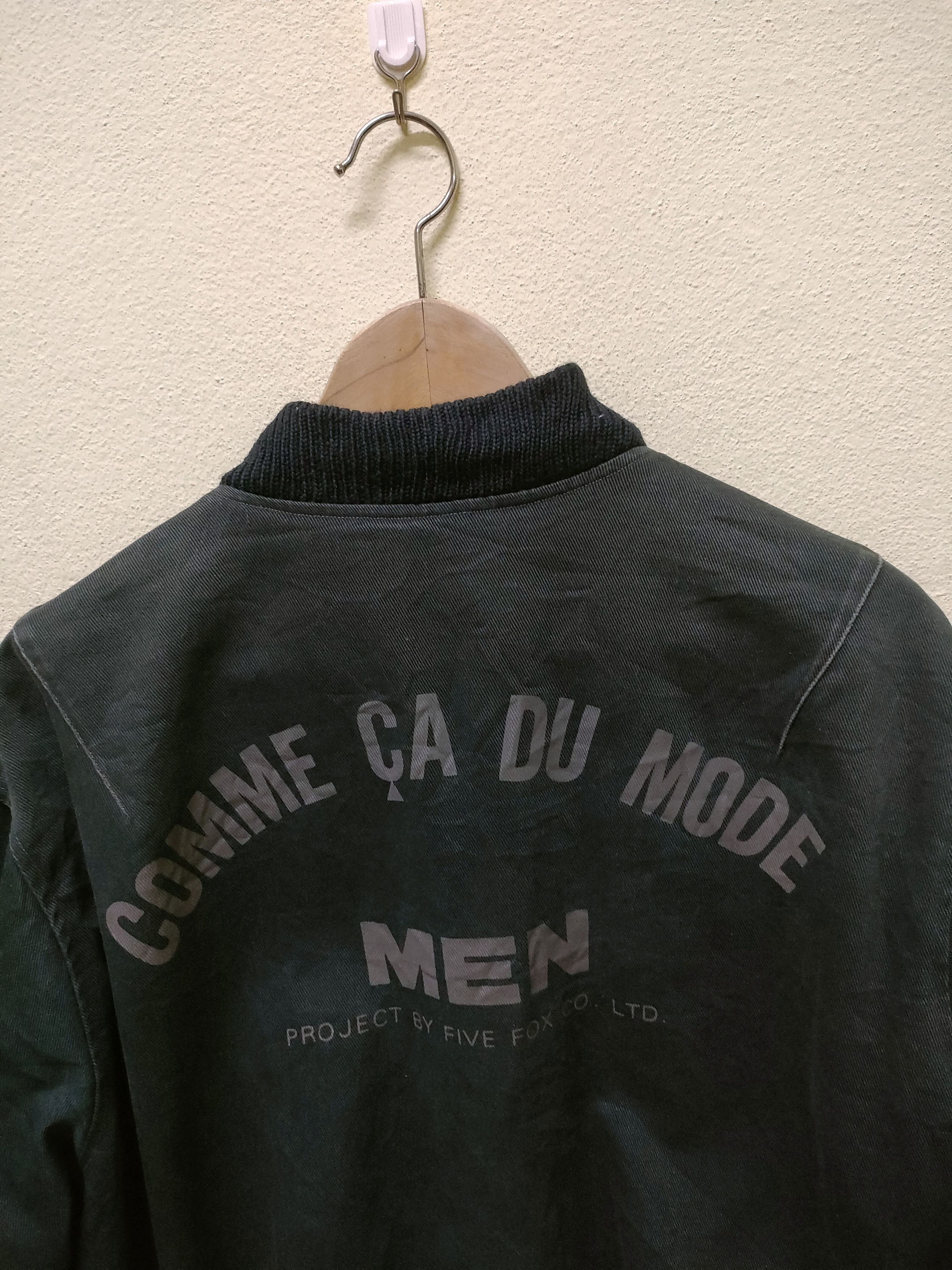 Japanese Brand Comme Ca Du Mode Men Bomber Jacket Size US L / EU 52-54 / 3 - 2 Thumbnail