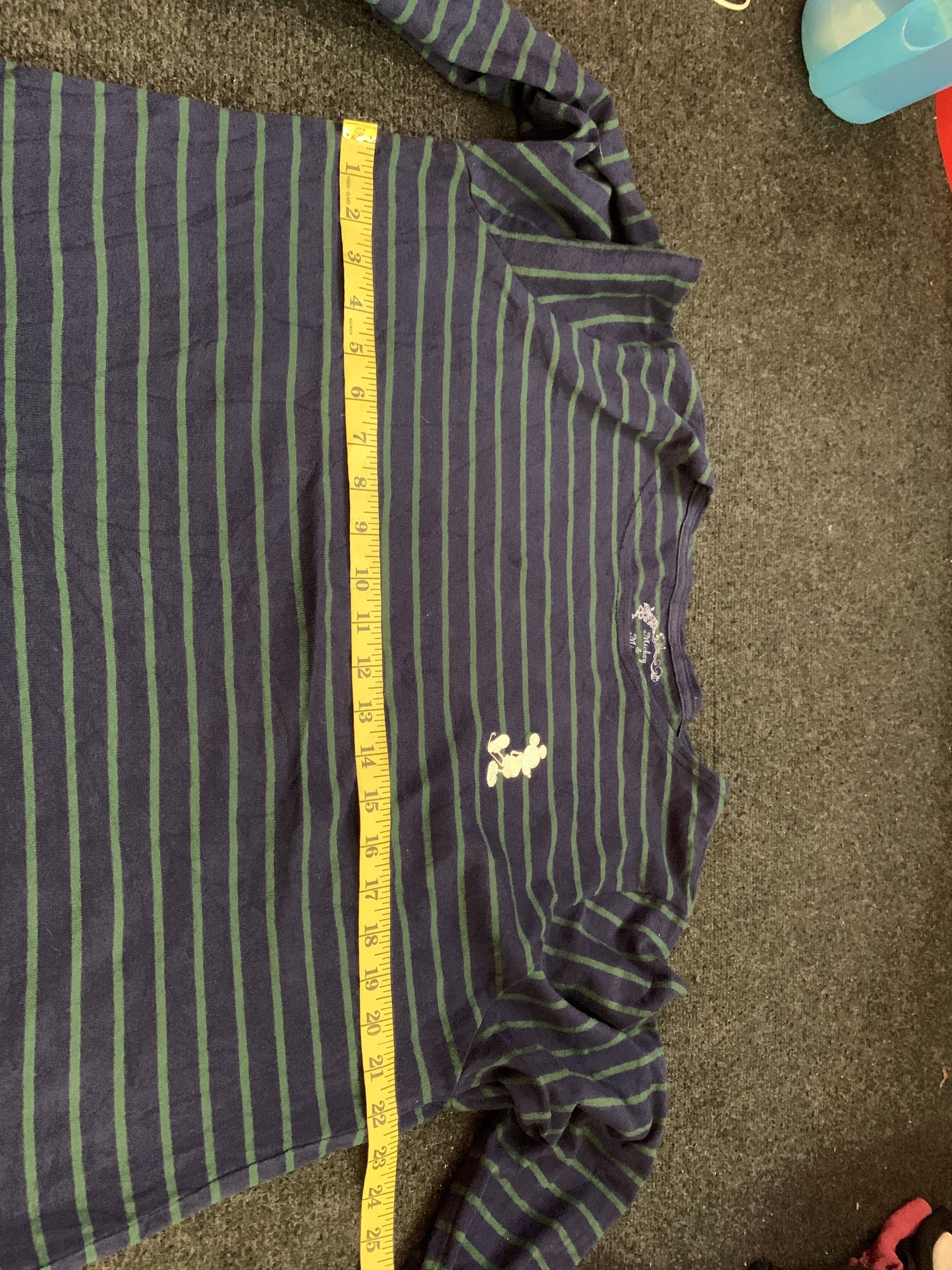 Disney 🔥Mickey Mouse Disney Long Sleeves Stripes Tee Size US M / EU 48-50 / 2 - 6 Thumbnail