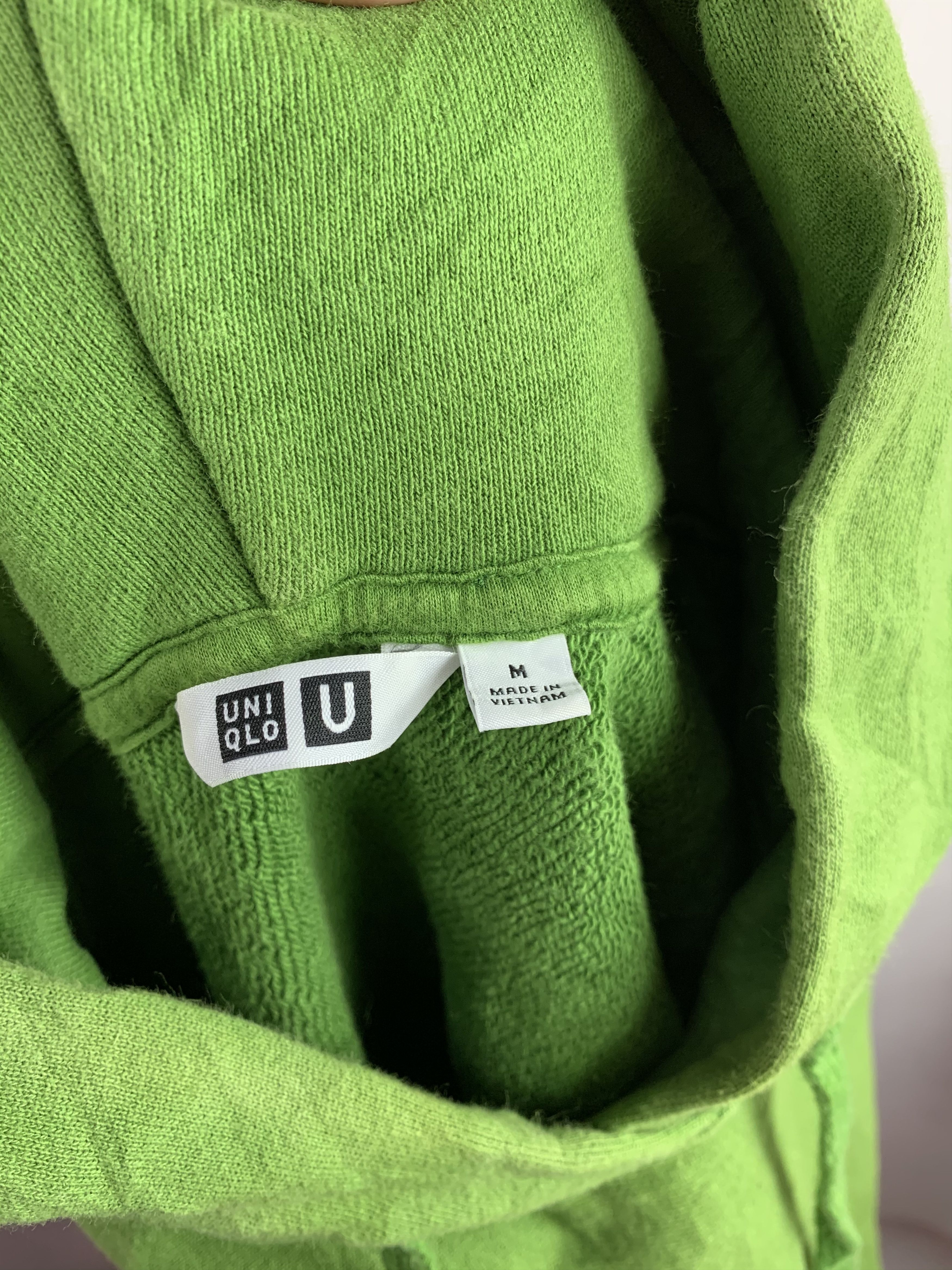 Japanese Brand 🔥Uniqlo U Lemaire Hoodie Green Pullover Size US M / EU 48-50 / 2 - 6 Thumbnail