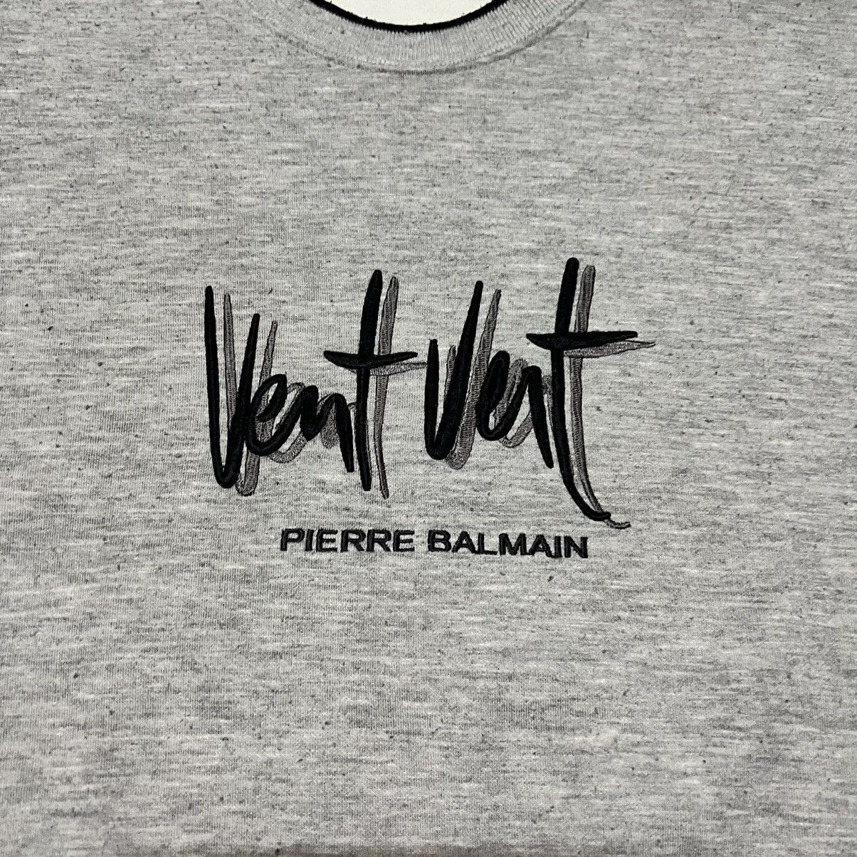 Pierre Balmain Vintage Pierre Balmain Big Logo Sweatshirt Size US M / EU 48-50 / 2 - 2 Thumbnail