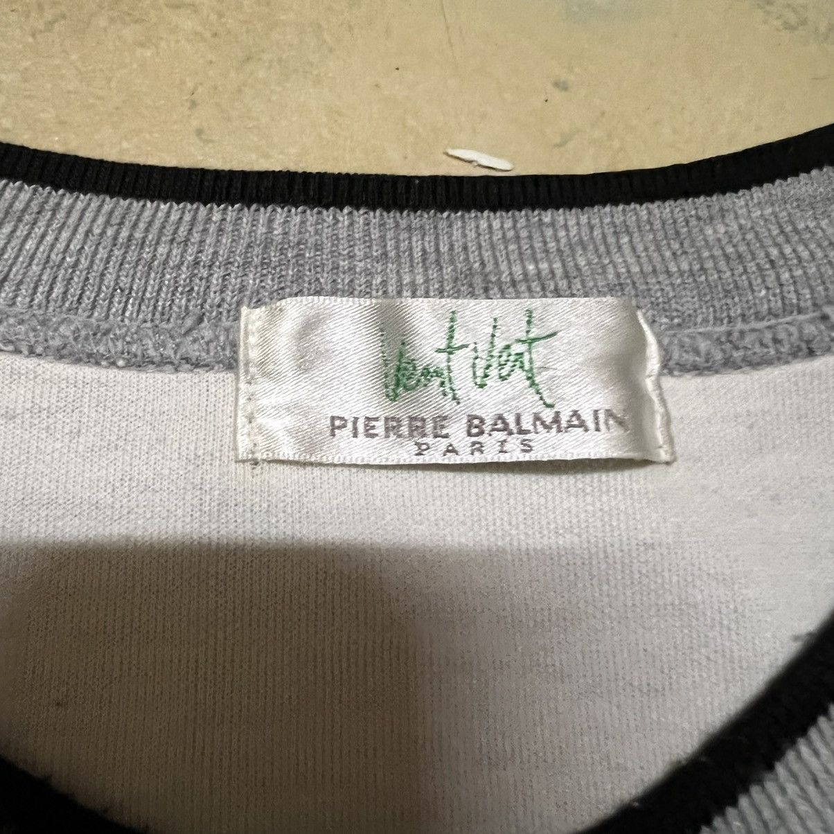 Pierre Balmain Vintage Pierre Balmain Big Logo Sweatshirt Size US M / EU 48-50 / 2 - 3 Thumbnail