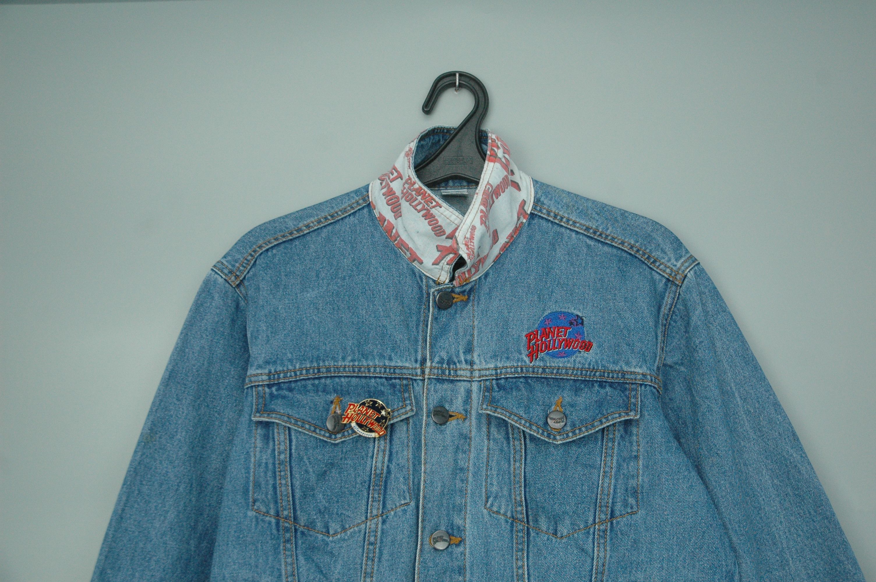 Planet Hollywood Vintage Planet Hollywood Denim Jacket Big Logo Wmn Size 12 Size XL / US 12-14 / IT 48-50 - 8 Thumbnail