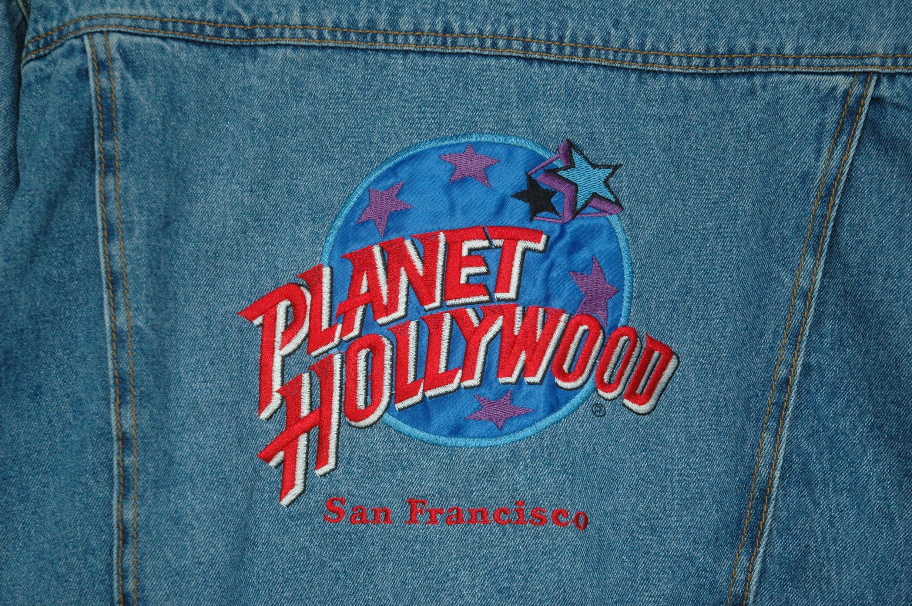 Planet Hollywood Vintage Planet Hollywood Denim Jacket Big Logo Wmn Size 12 Size XL / US 12-14 / IT 48-50 - 4 Thumbnail
