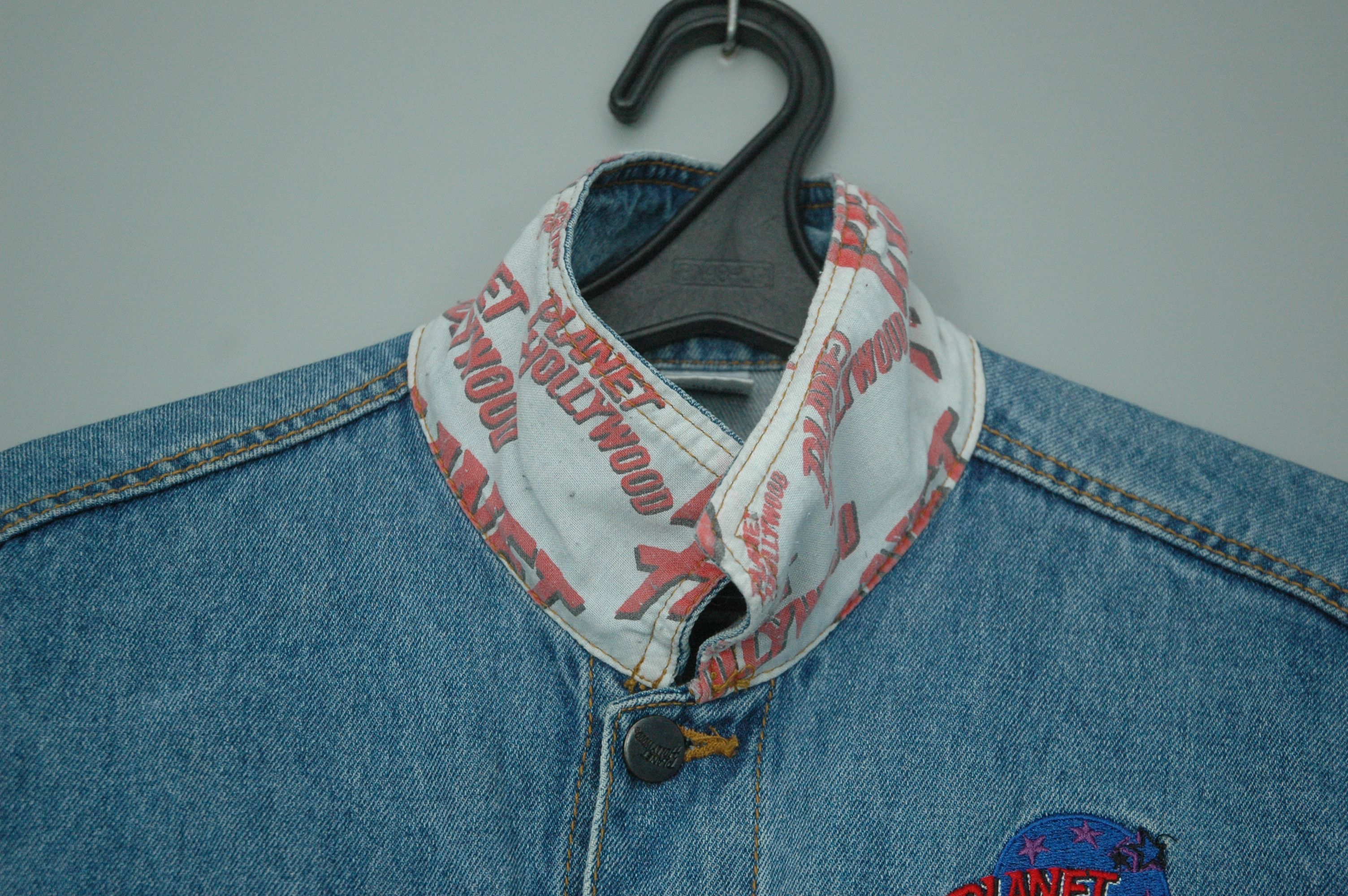 Planet Hollywood Vintage Planet Hollywood Denim Jacket Big Logo Wmn Size 12 Size XL / US 12-14 / IT 48-50 - 9 Thumbnail