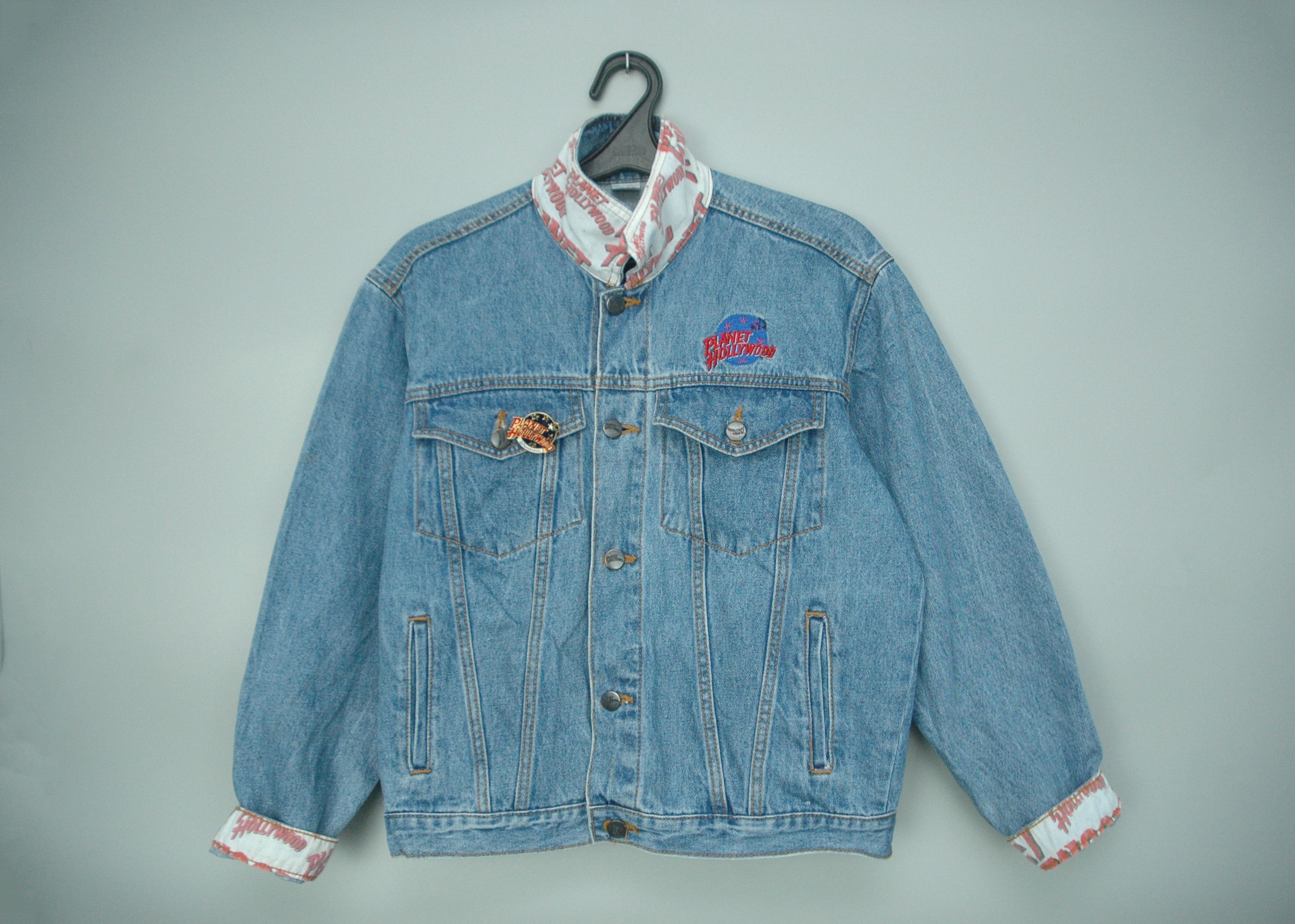 Planet Hollywood Vintage Planet Hollywood Denim Jacket Big Logo Wmn Size 12 Size XL / US 12-14 / IT 48-50 - 7 Thumbnail