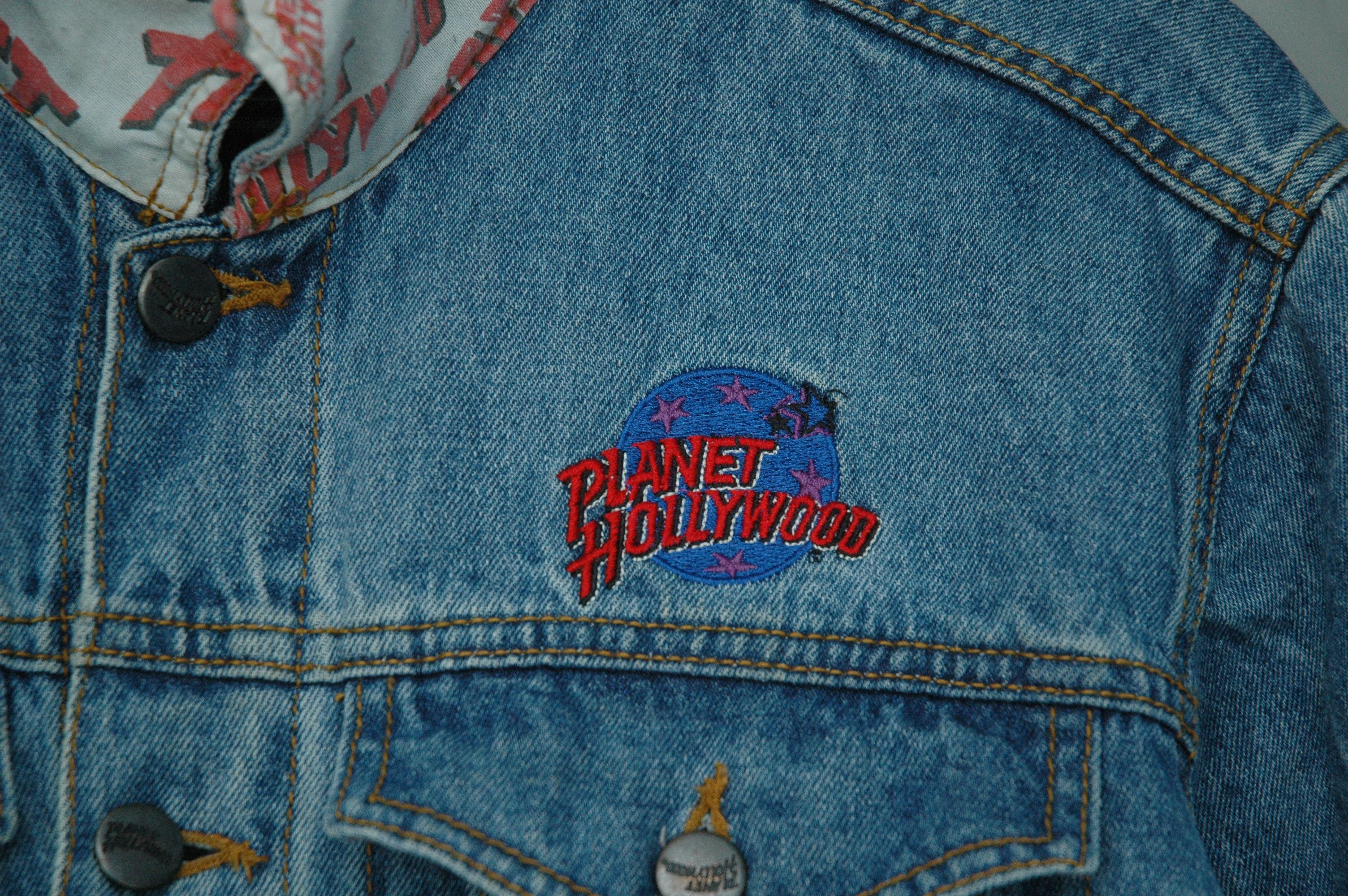 Planet Hollywood Vintage Planet Hollywood Denim Jacket Big Logo Wmn Size 12 Size XL / US 12-14 / IT 48-50 - 11 Thumbnail