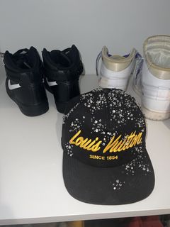 Louis Vuitton Virgil Abloh 2054 Black Yellow Knit Gravity Beanie Hat Cap  10lvl12
