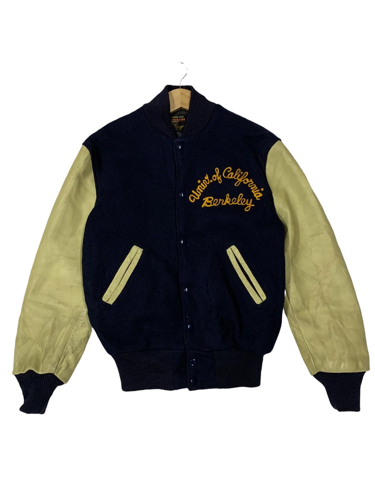 Skookum Leather & Wool newest Letterman Sweater