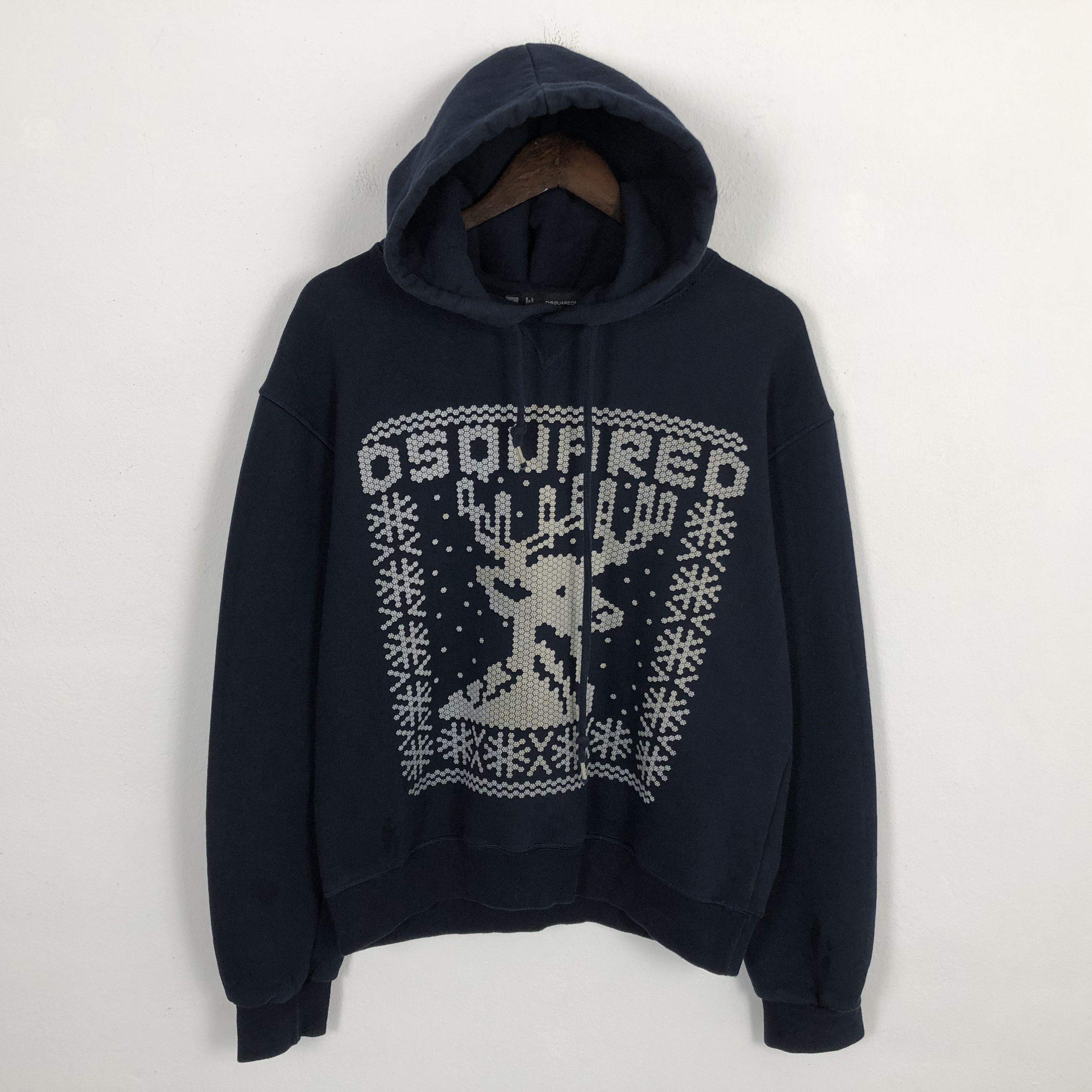 Vintage Dsquared Santa Cruz Style Design Sweatshirt Hoodie