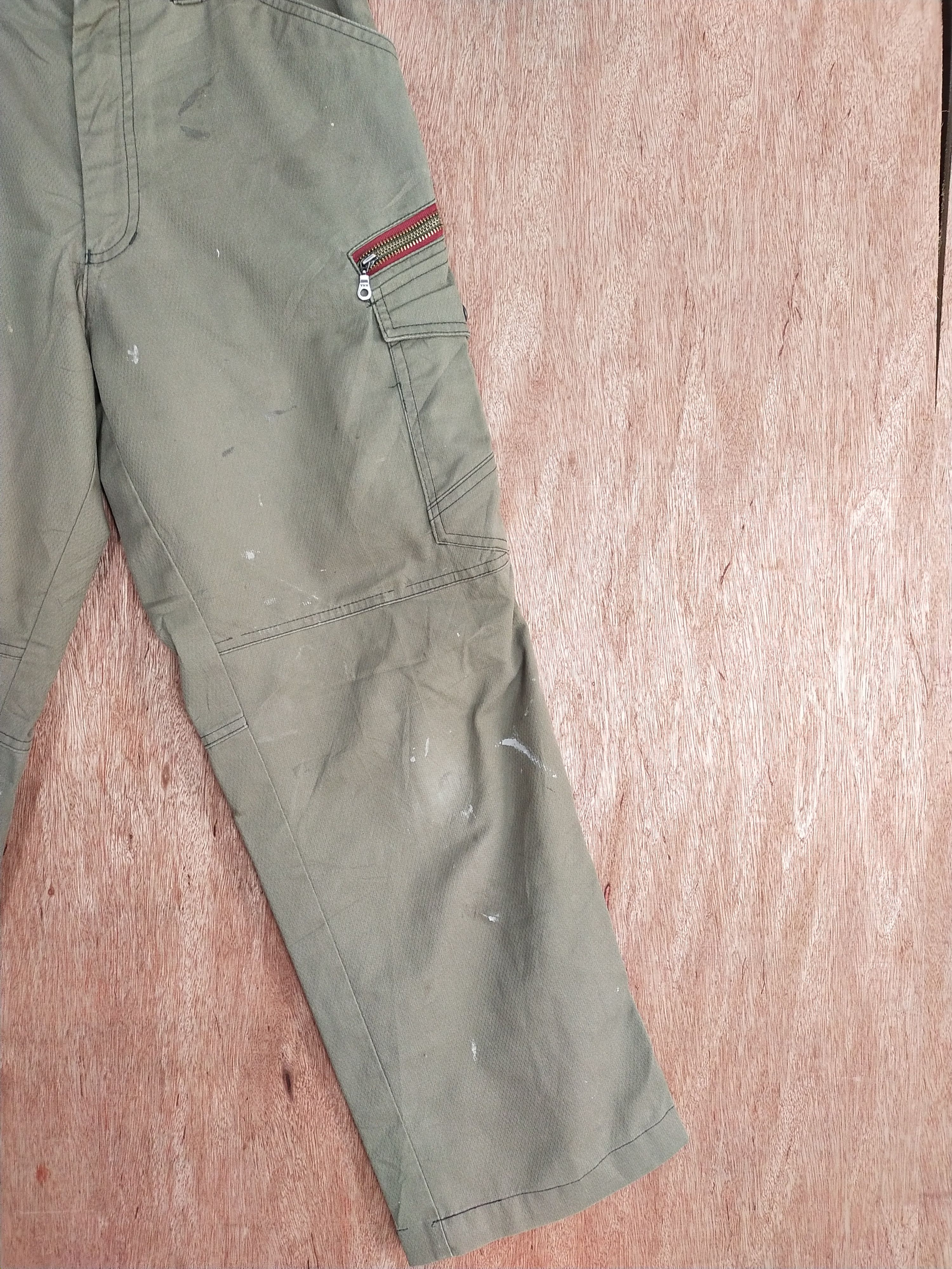 Japanese Brand Jawin brown utility multipocket cargo pants #S055 Size US 30 / EU 46 - 4 Thumbnail
