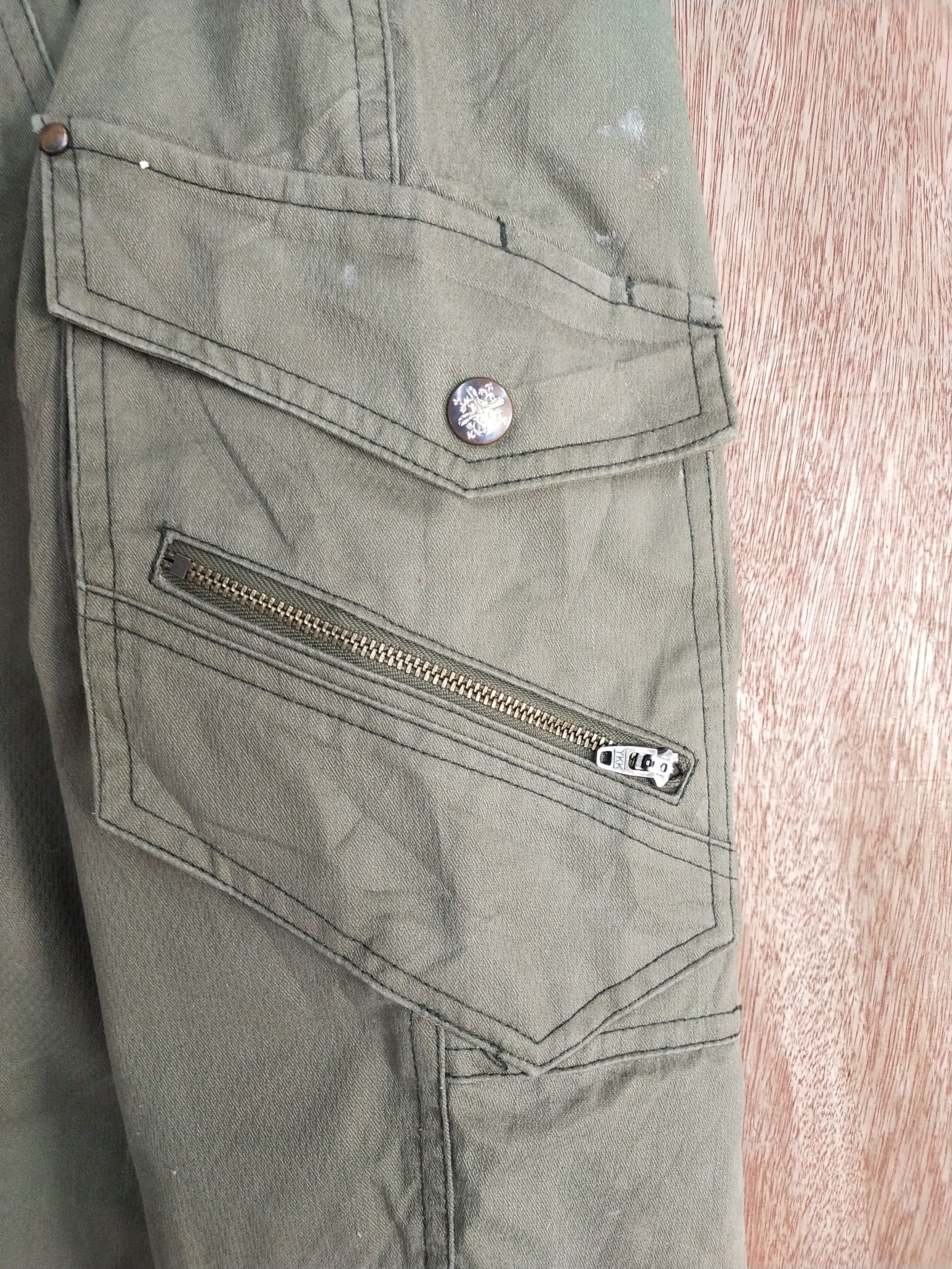 Japanese Brand Jawin brown utility multipocket cargo pants #S055 Size US 30 / EU 46 - 9 Thumbnail