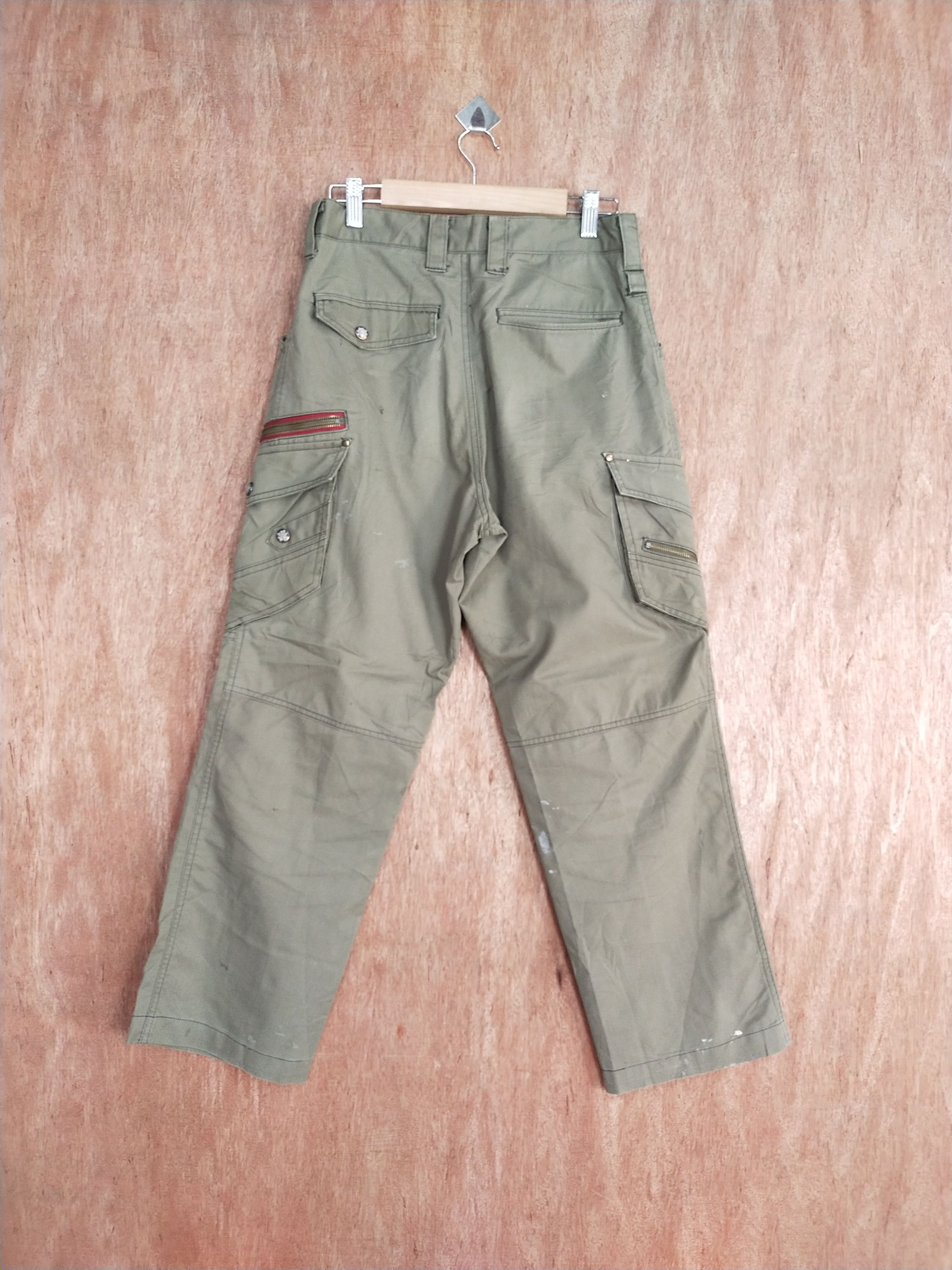 Japanese Brand Jawin brown utility multipocket cargo pants #S055 Size US 30 / EU 46 - 6 Thumbnail