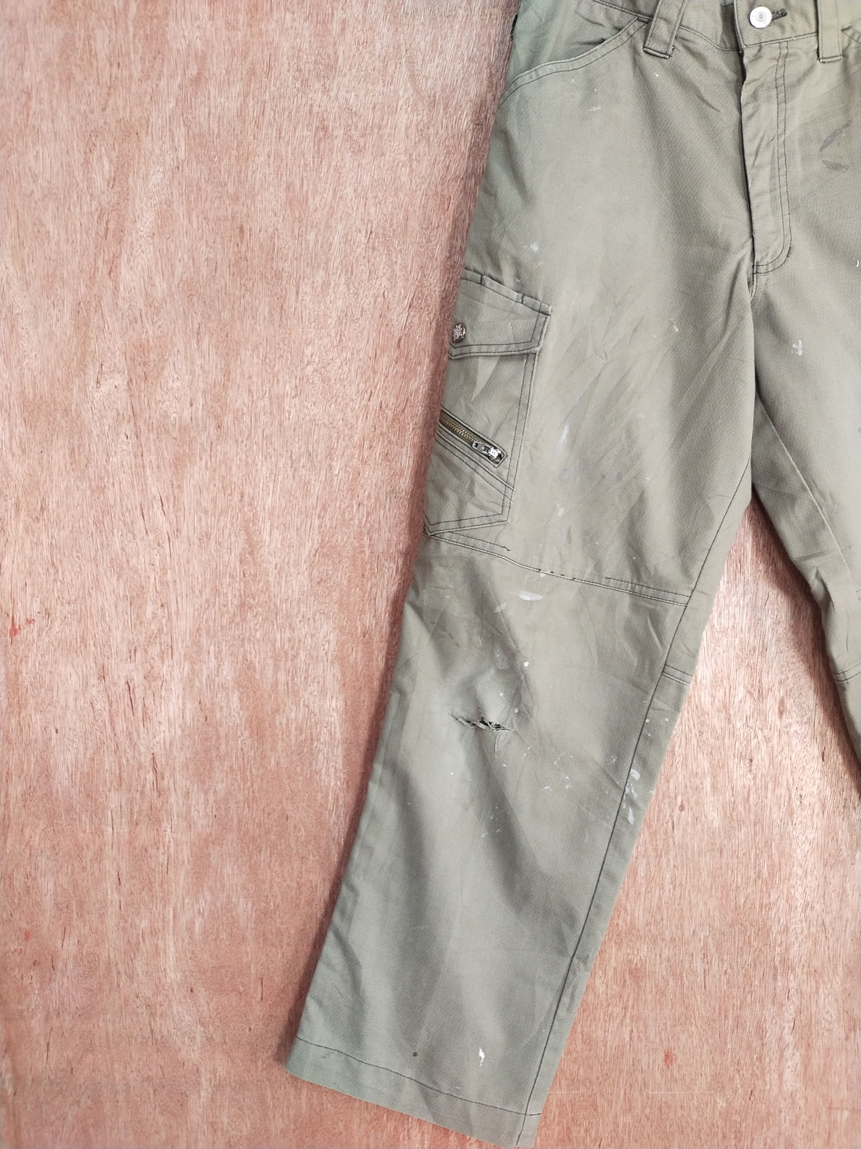 Japanese Brand Jawin brown utility multipocket cargo pants #S055 Size US 30 / EU 46 - 3 Thumbnail