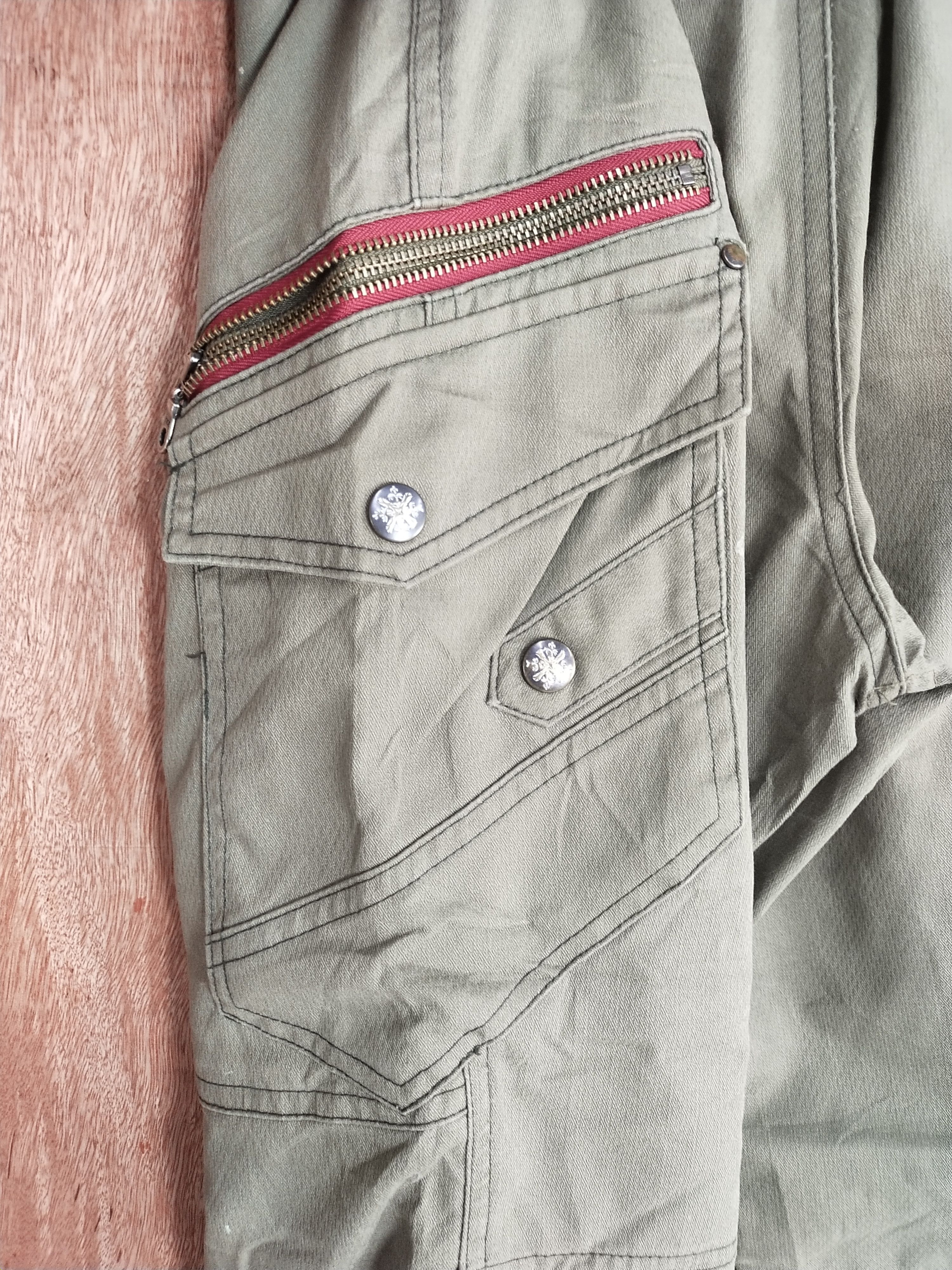 Japanese Brand Jawin brown utility multipocket cargo pants #S055 Size US 30 / EU 46 - 10 Thumbnail