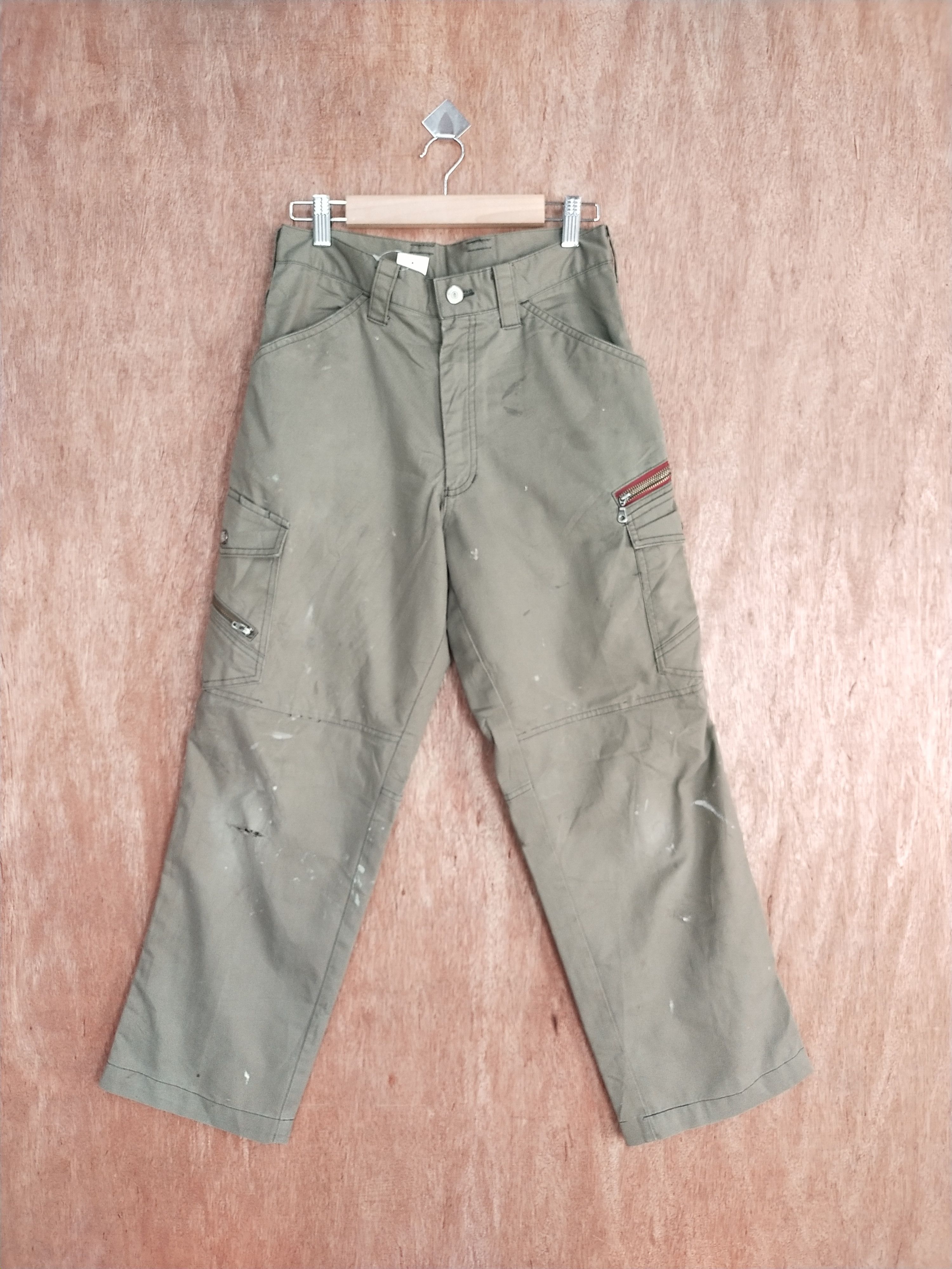 Japanese Brand Jawin brown utility multipocket cargo pants #S055 Size US 30 / EU 46 - 1 Thumbnail