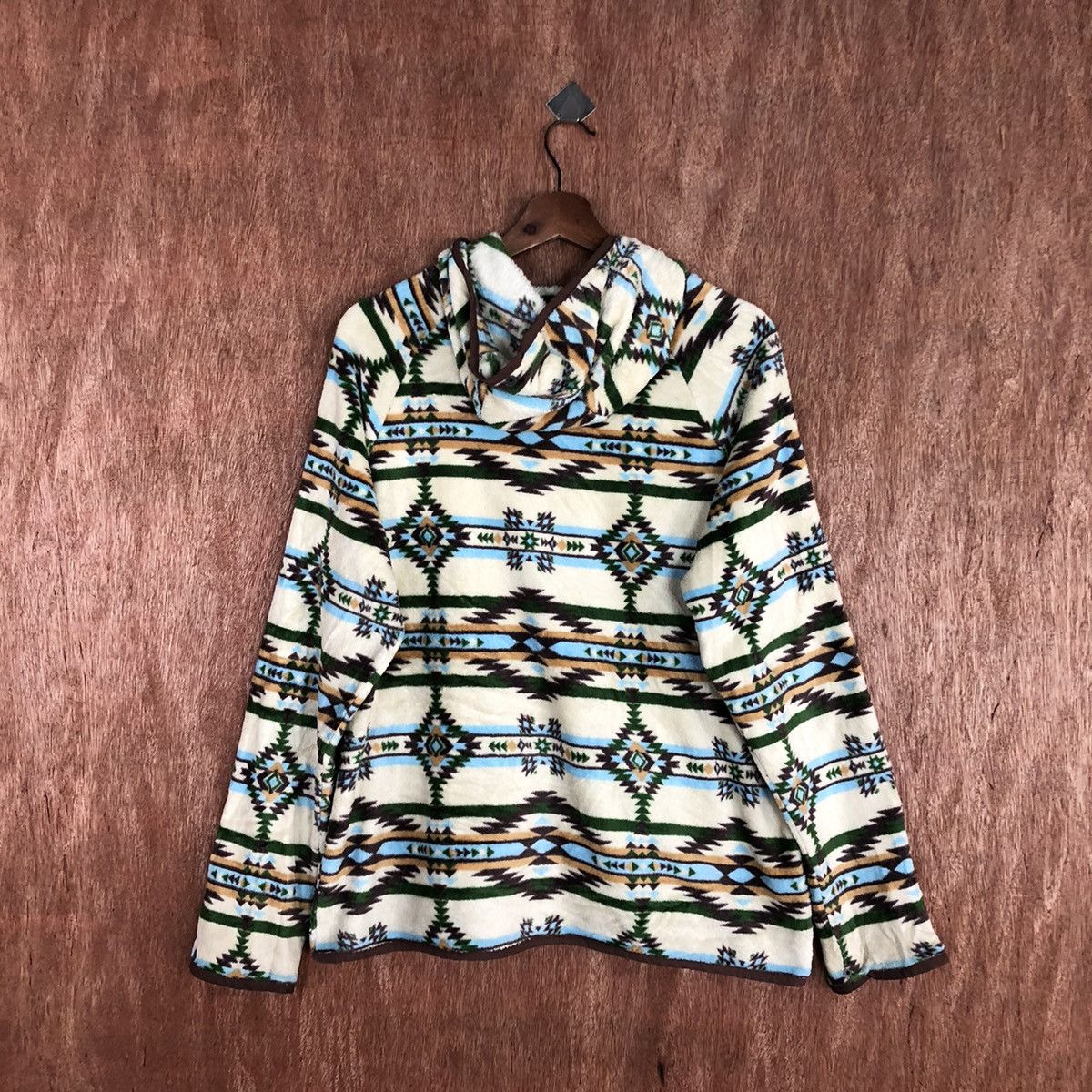 Japanese Brand Titicaca Multicolor Winter Sweater fleece navajo #H380 Size US L / EU 52-54 / 3 - 10 Thumbnail