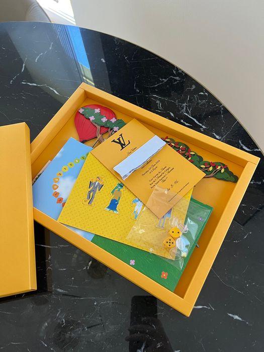 The invites to the next Louis Vuitton show are actual board games