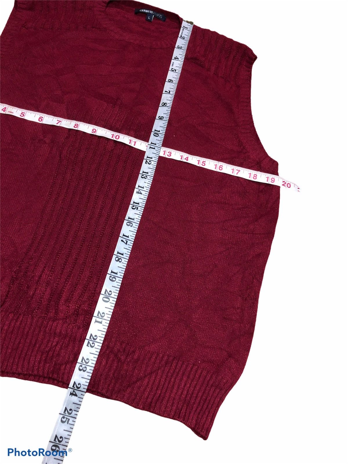 Cerruti 1881 CERRUTI JEANS KNITTED TANK TOP SLEEVELESS JUMPER Size US L / EU 52-54 / 3 - 8 Thumbnail