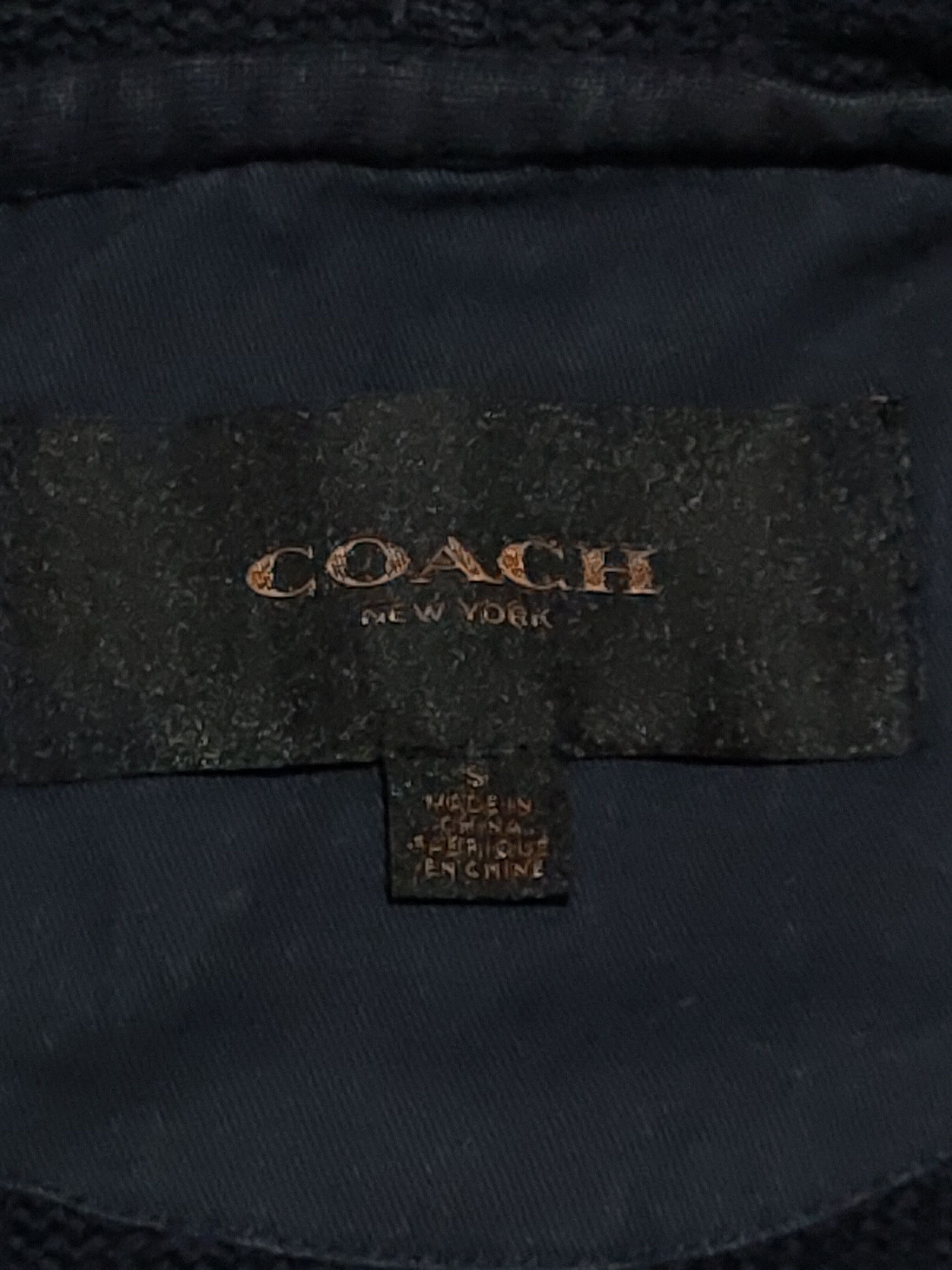 Coach Coach sweatshirt hoodie zipper navy blue spellbound logo Size US S / EU 44-46 / 1 - 12 Thumbnail