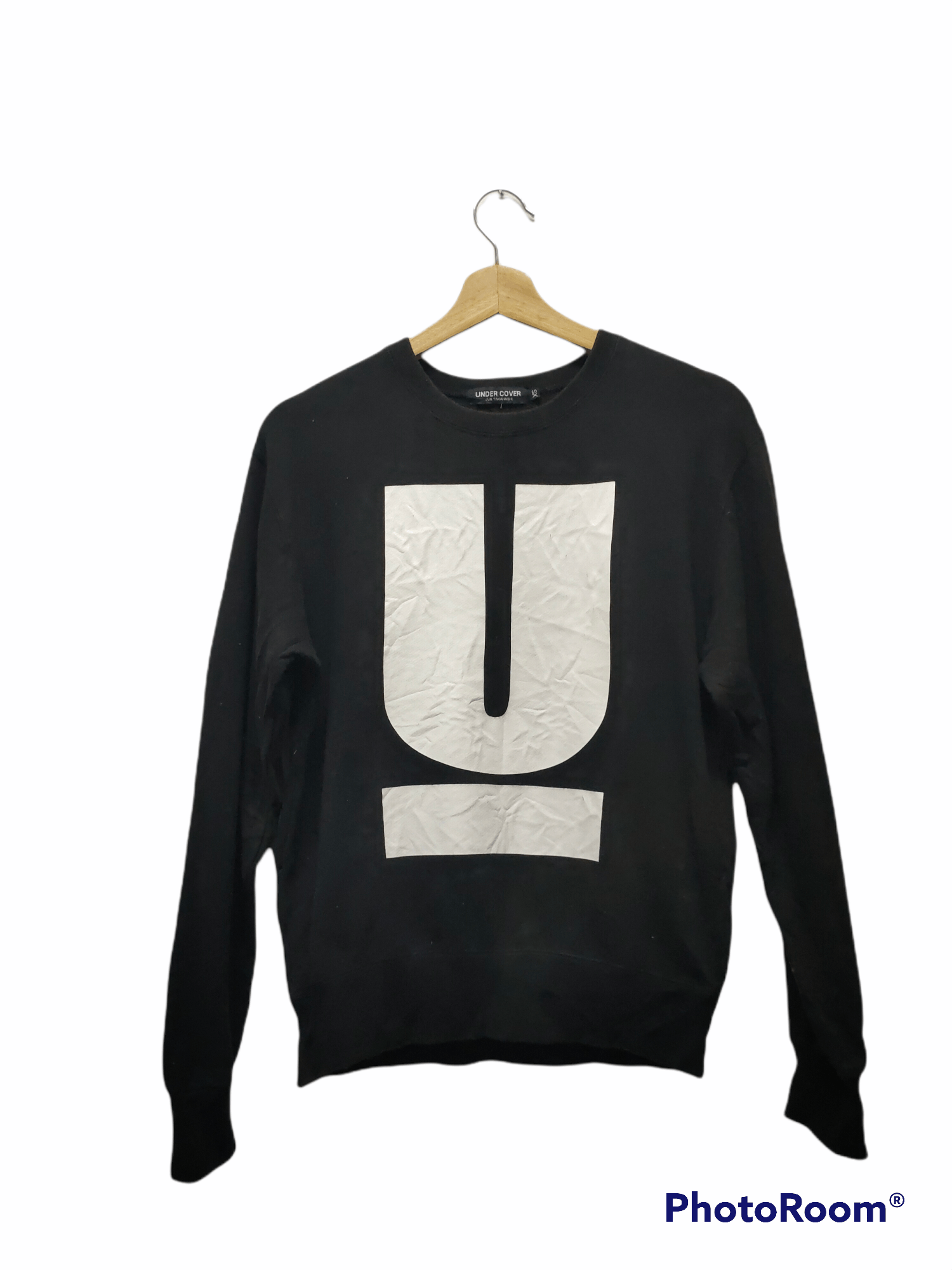 Pre-owned Archival Clothing X Jun Takahashi Undercover By Jun Takahashi Sweatshirt U Logo In Black