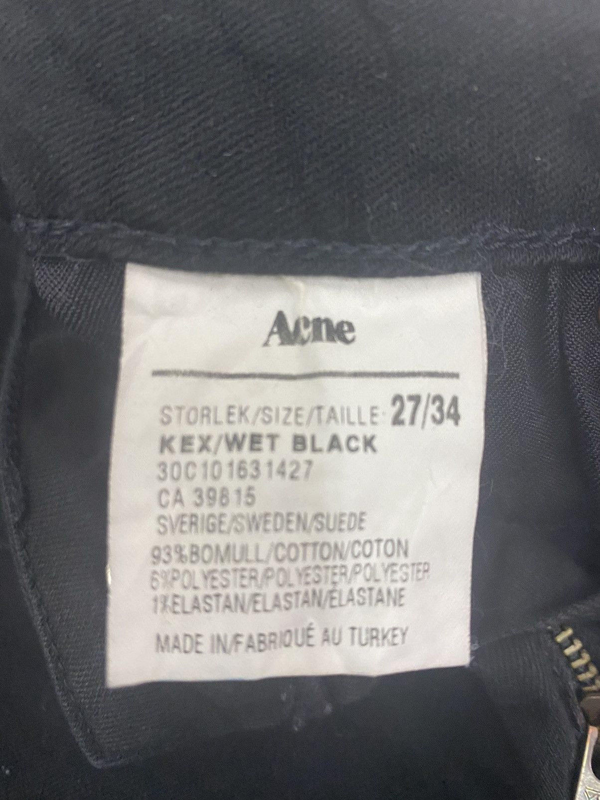 Acne Studios × Designer Acne Ladies Skinny Jeans Size 29" - 8 Thumbnail