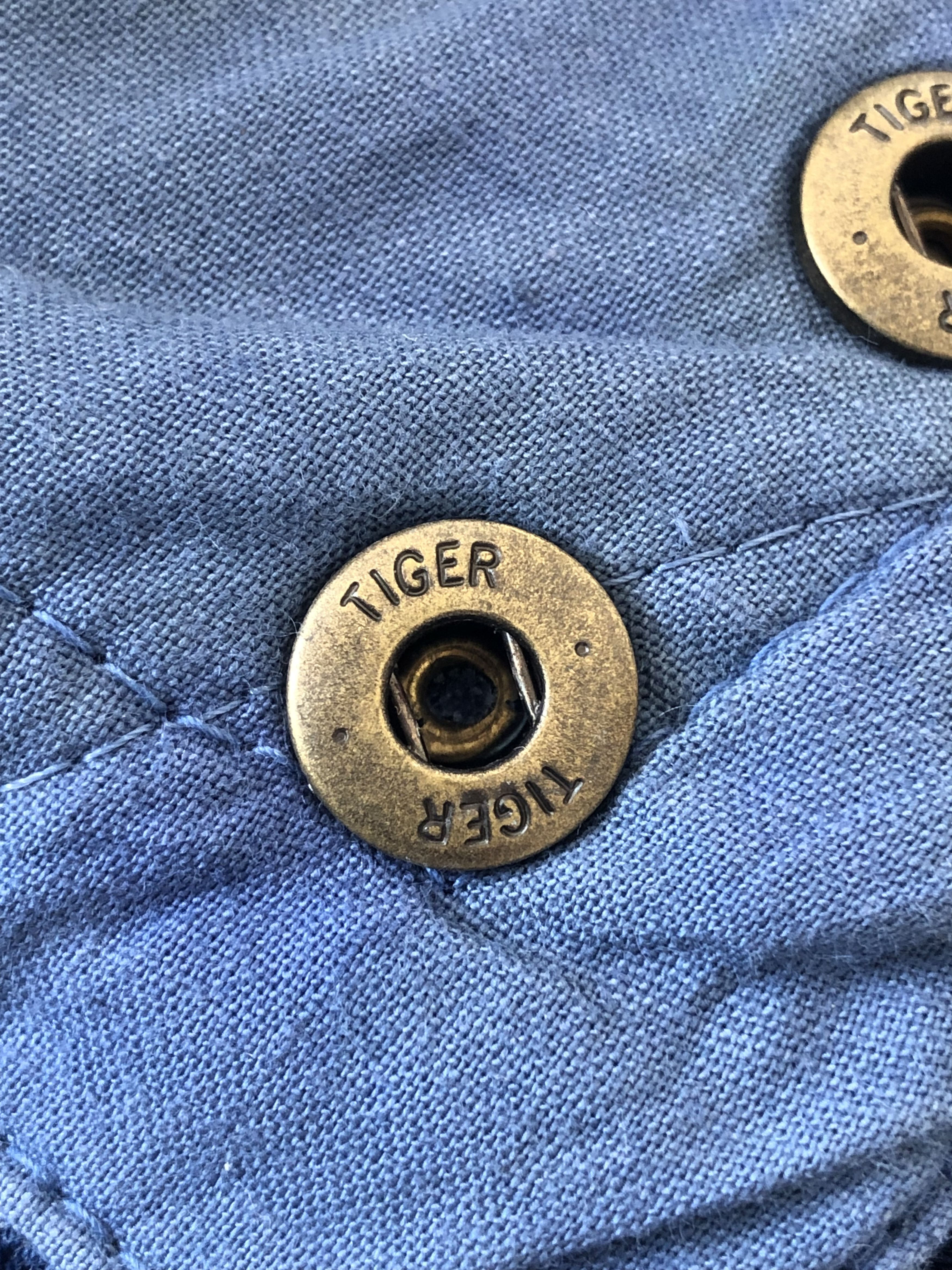 Indigo RARE🔥VINTAGE INDIGO DENIM BAGGY HOODED JACKET Size US L / EU 52-54 / 3 - 10 Thumbnail