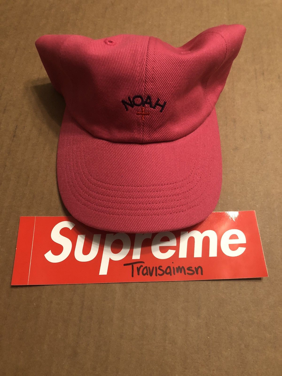 Noah Noah core logo 6-panel rose pink Size ONE SIZE - 1 Thumbnail