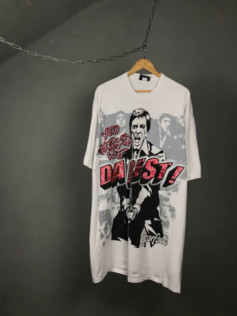 Vintage Scarface vintage cult movie made in USA overprinted tee Size US XXL / EU 58 / 5 - 1 Thumbnail