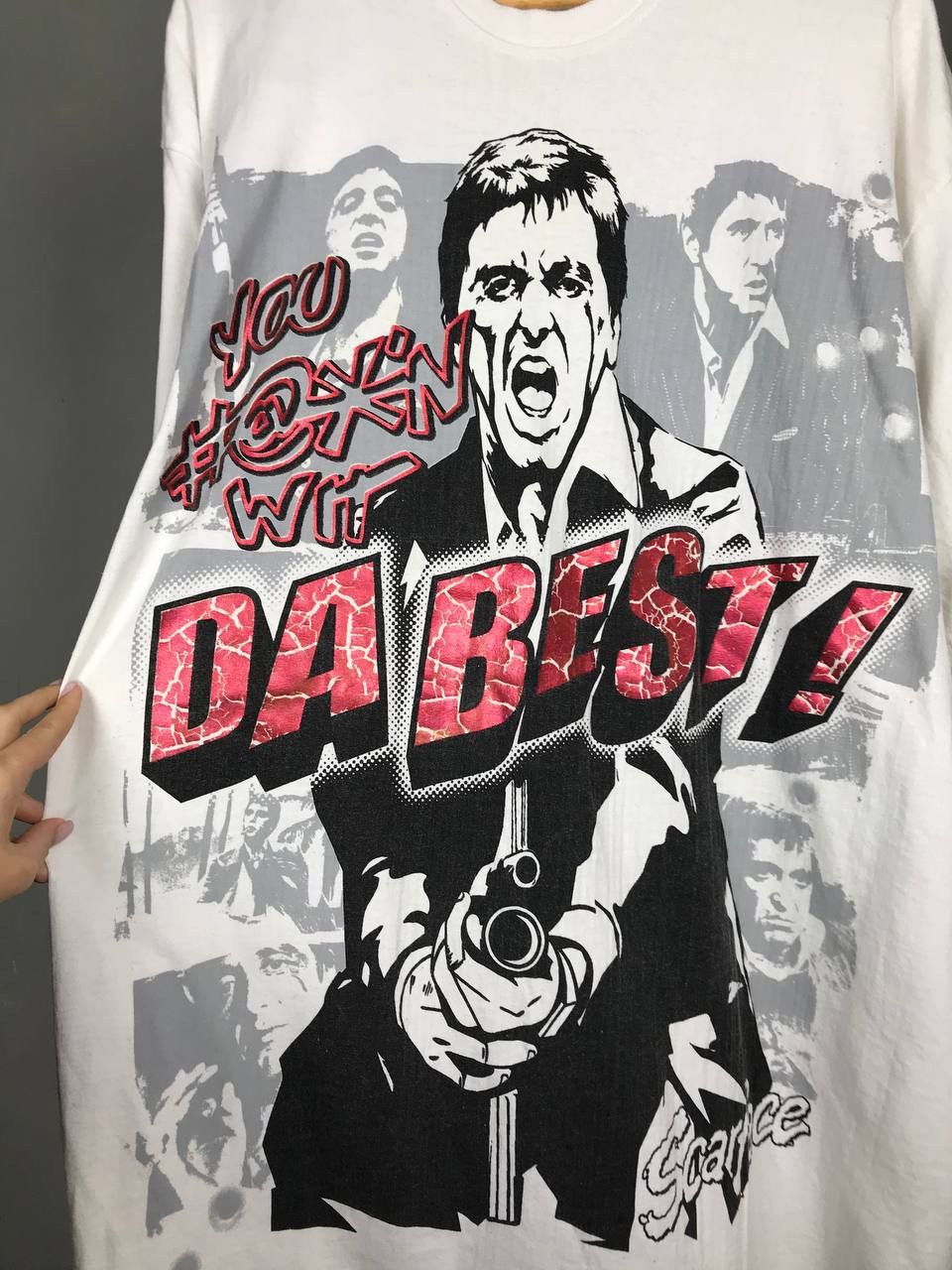 Vintage Scarface vintage cult movie made in USA overprinted tee Size US XXL / EU 58 / 5 - 3 Thumbnail