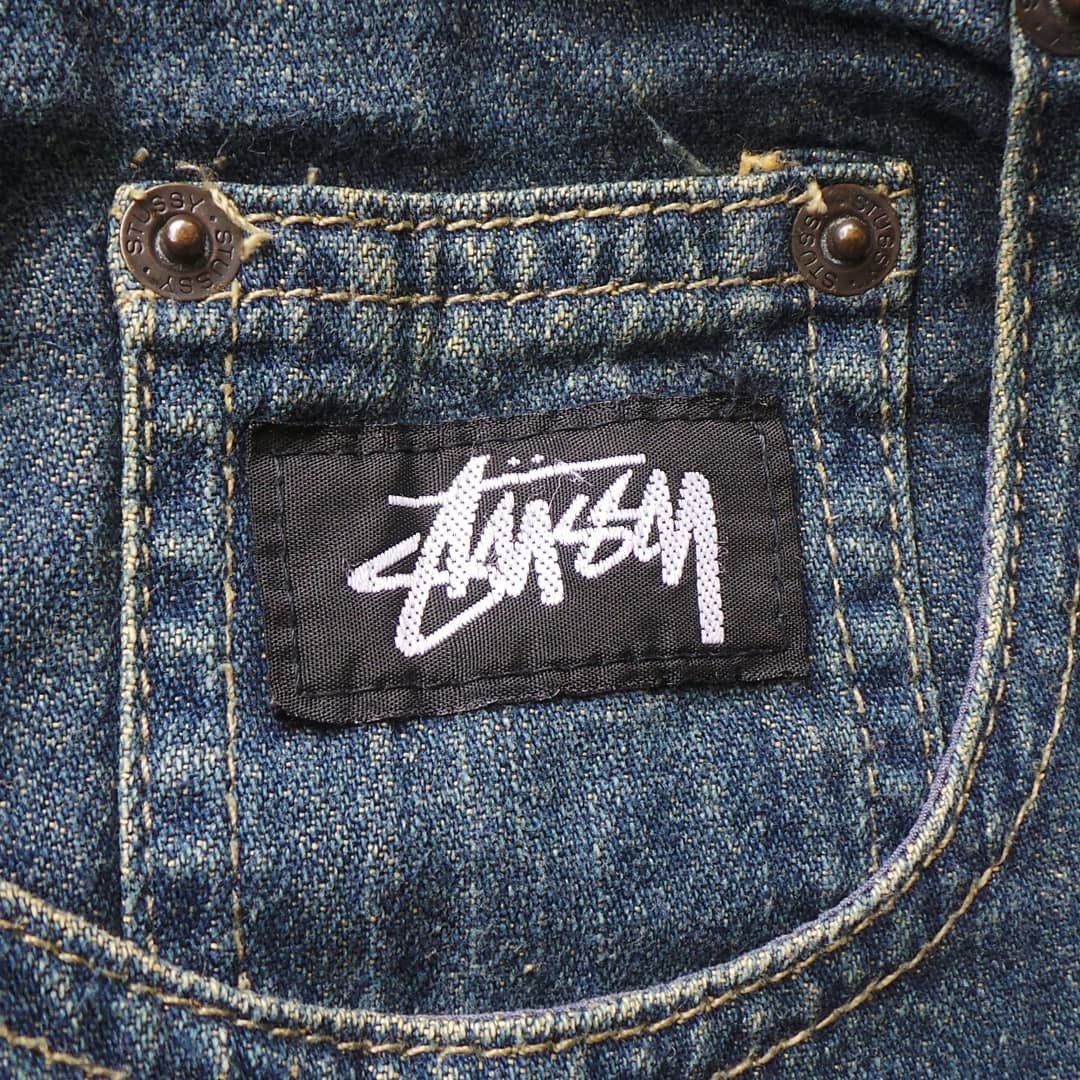 Stussy × Vintage Stussy King Size Jeans Size US 27 - 3 Thumbnail
