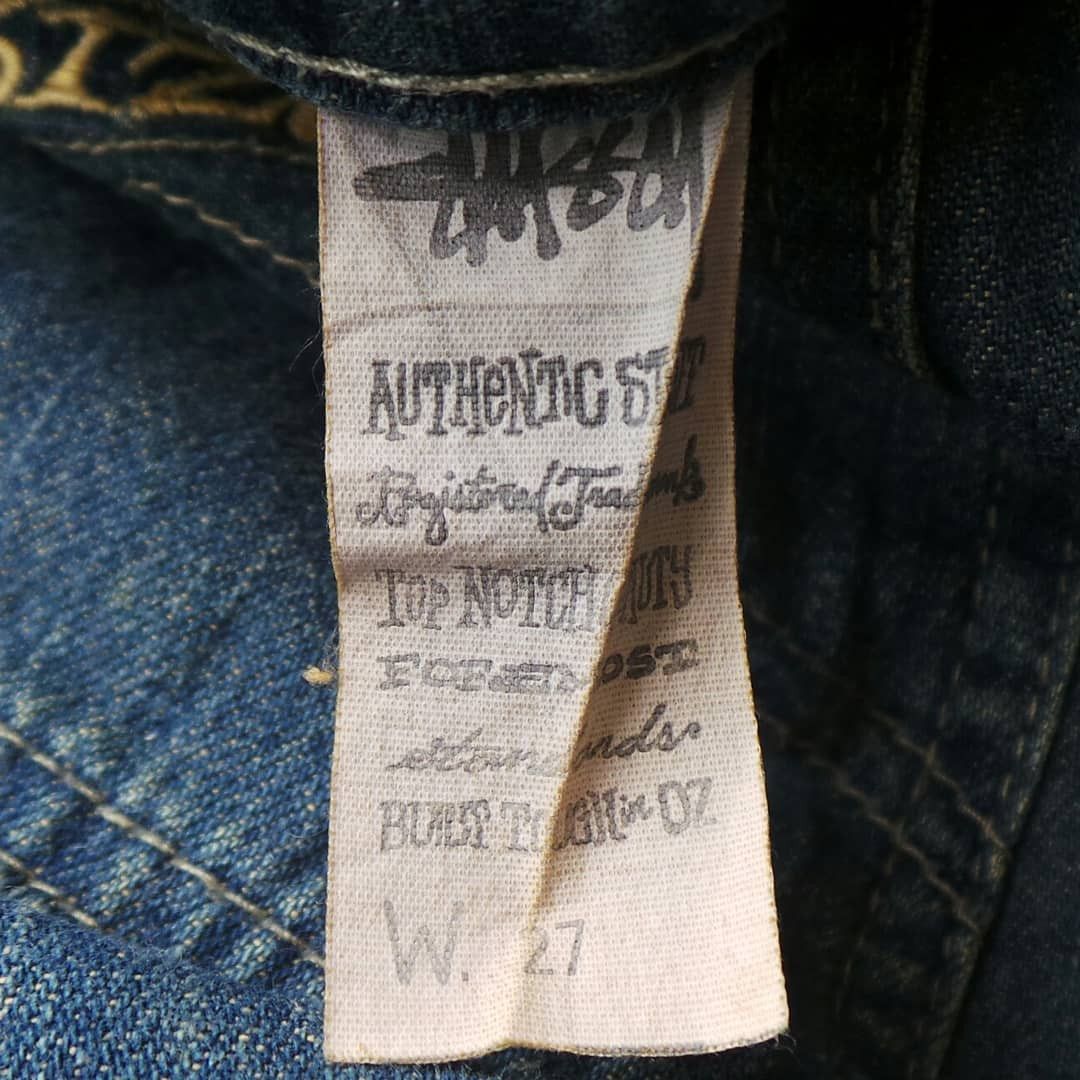 Stussy × Vintage Stussy King Size Jeans Size US 27 - 4 Thumbnail