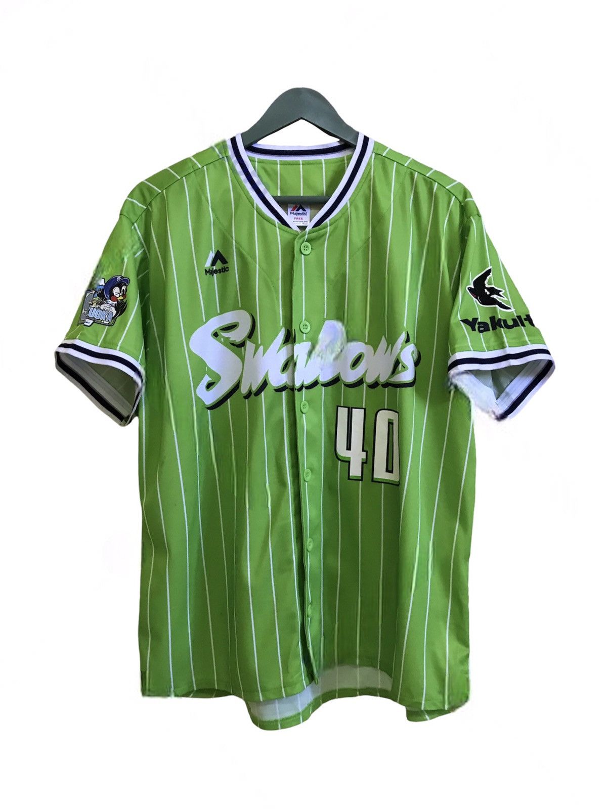 【KEBOZ×SWALLOWS】BASEBALL JERSEY TEE 【XL】 Tokyo Yakult Swallows Baseball Apparel Store - Shinjuku