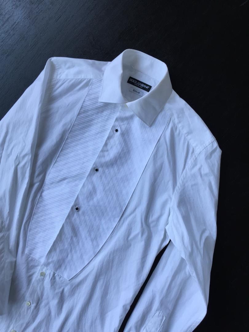 Dolce & Gabbana Dolce & Gabbana Slim Fit Shirt Button Size US S / EU 44-46 / 1 - 3 Thumbnail