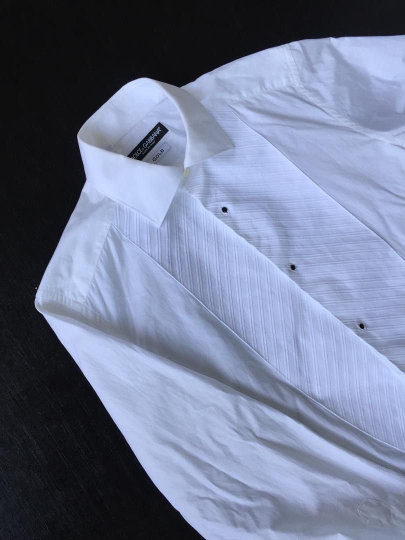 Dolce & Gabbana Dolce & Gabbana Slim Fit Shirt Button Size US S / EU 44-46 / 1 - 6 Thumbnail