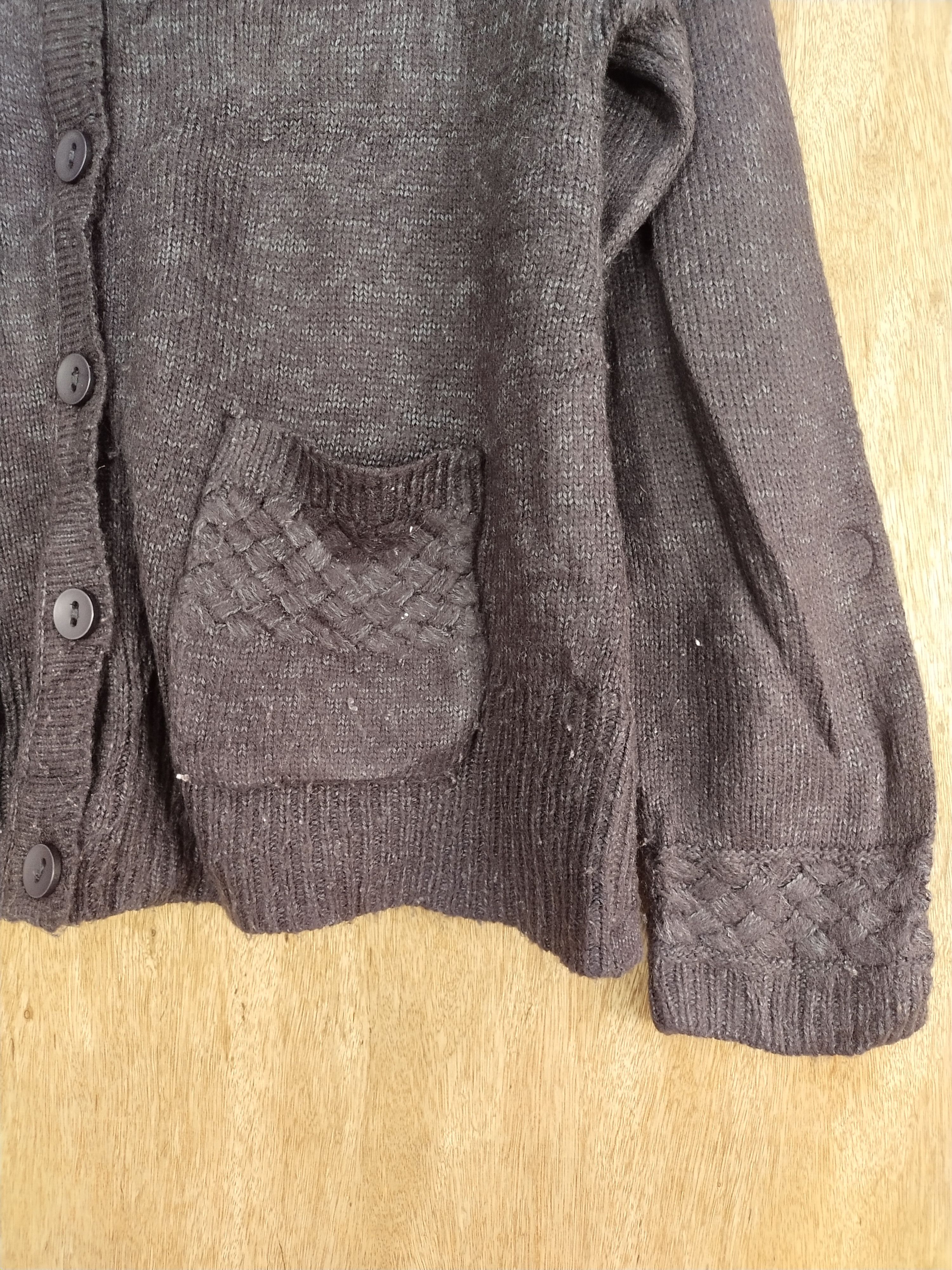 Homespun Knitwear Collection's K japan purple knitwear cardigan #181 Size US M / EU 48-50 / 2 - 4 Thumbnail