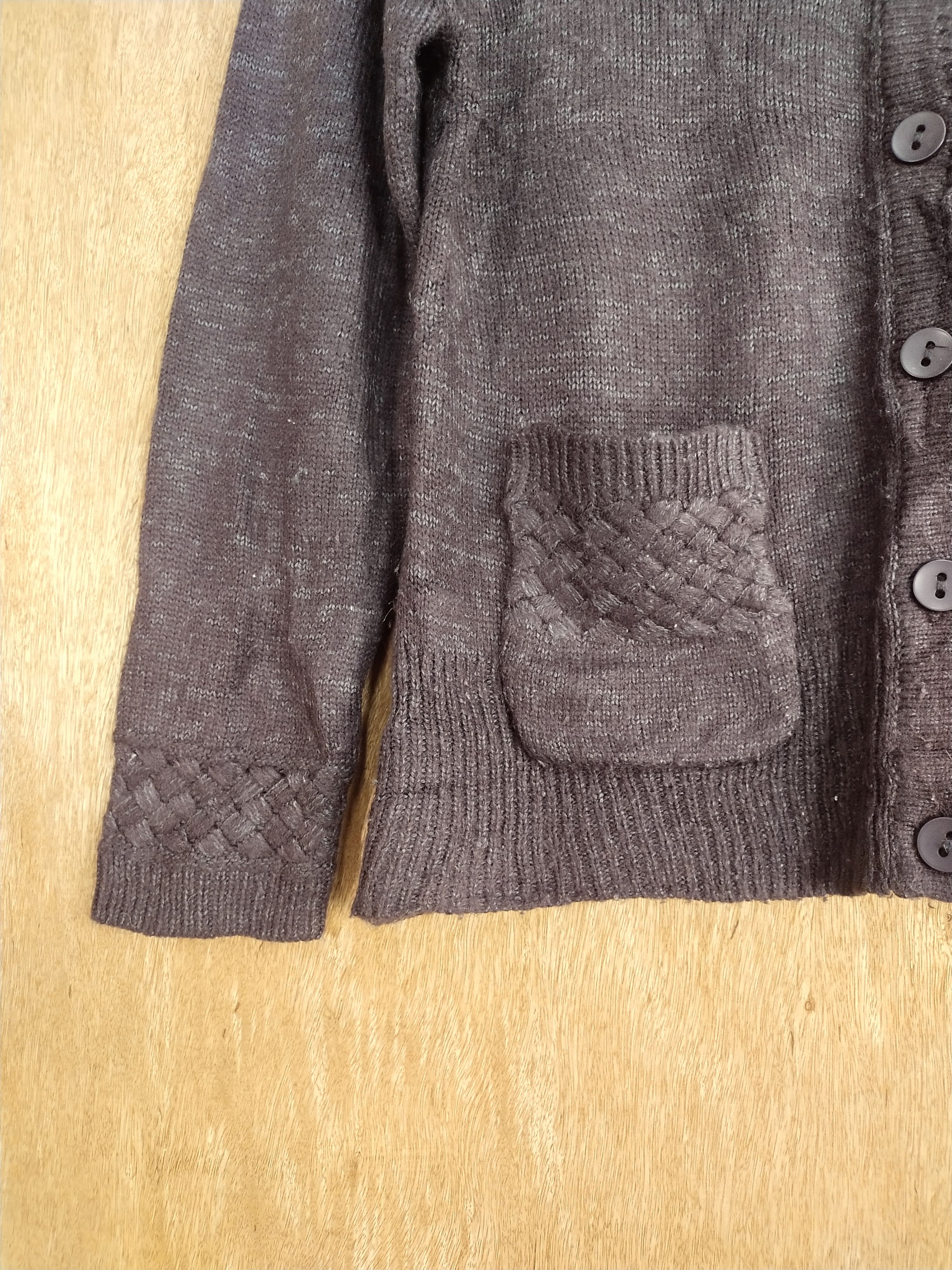Homespun Knitwear Collection's K japan purple knitwear cardigan #181 Size US M / EU 48-50 / 2 - 6 Thumbnail
