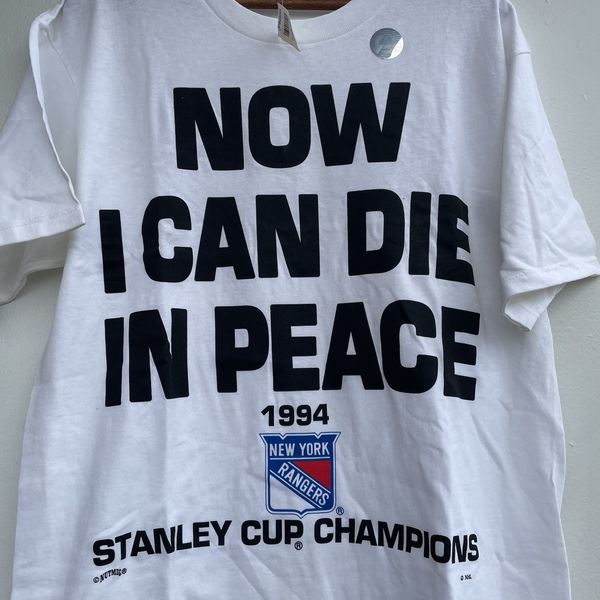 Vintage NHL NY Rangers 1994 Stanley Cup Champions T Shirt