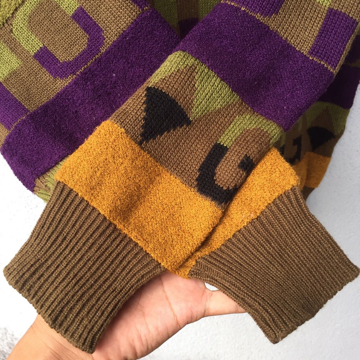 Aran Isles Knitwear Japanese Vintage Colourful Striped Jumper Knitwear Size US M / EU 48-50 / 2 - 6 Thumbnail
