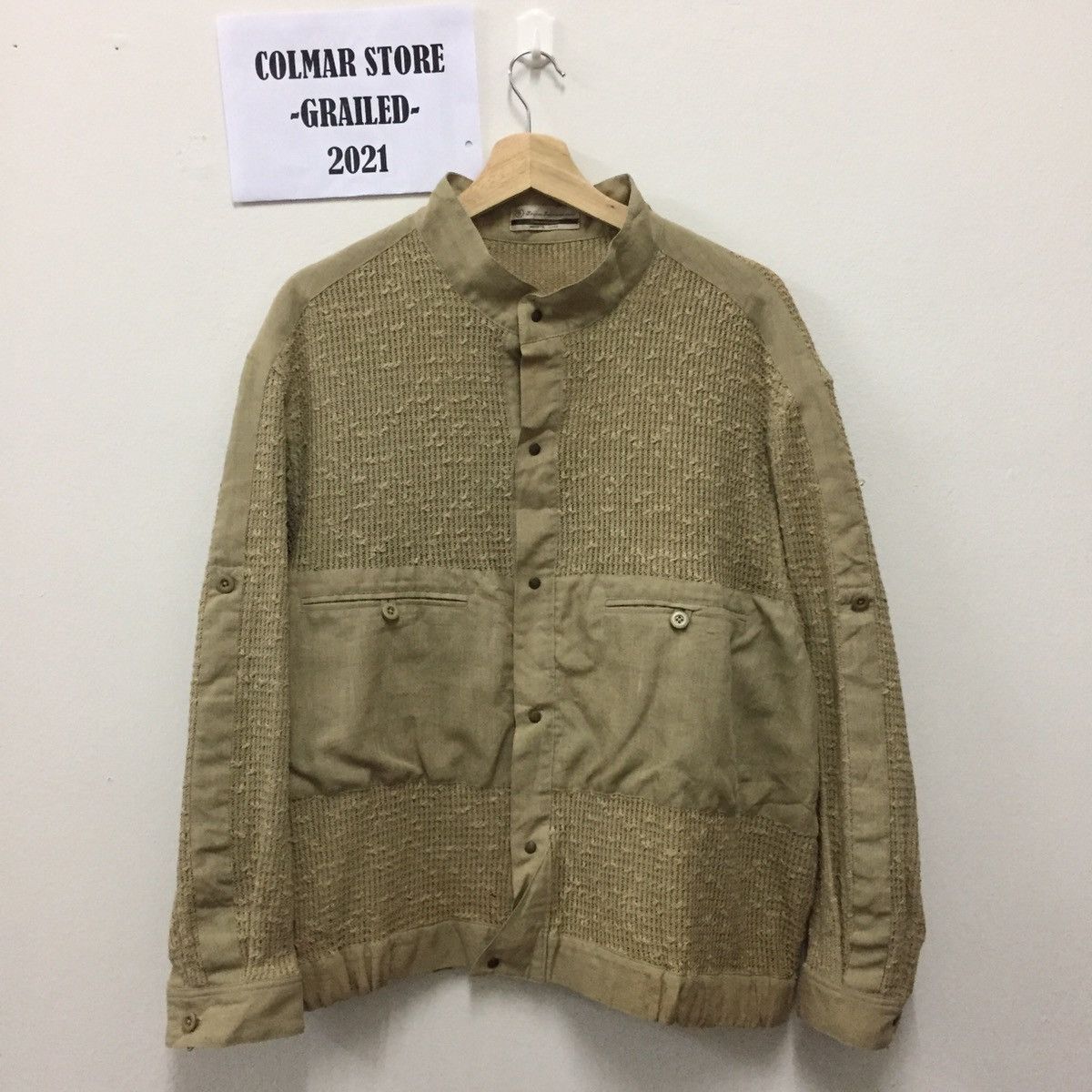 Japanese Brand Vintage Japanese Maasaki New York Mesh Knit Jacket Size US XL / EU 56 / 4 - 1 Thumbnail