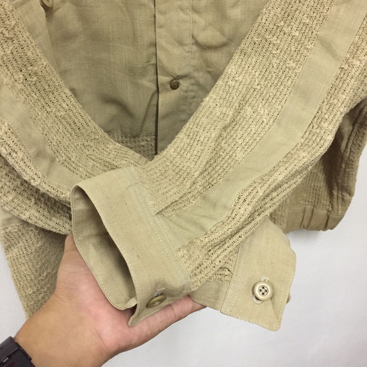 Japanese Brand Vintage Japanese Maasaki New York Mesh Knit Jacket Size US XL / EU 56 / 4 - 7 Thumbnail