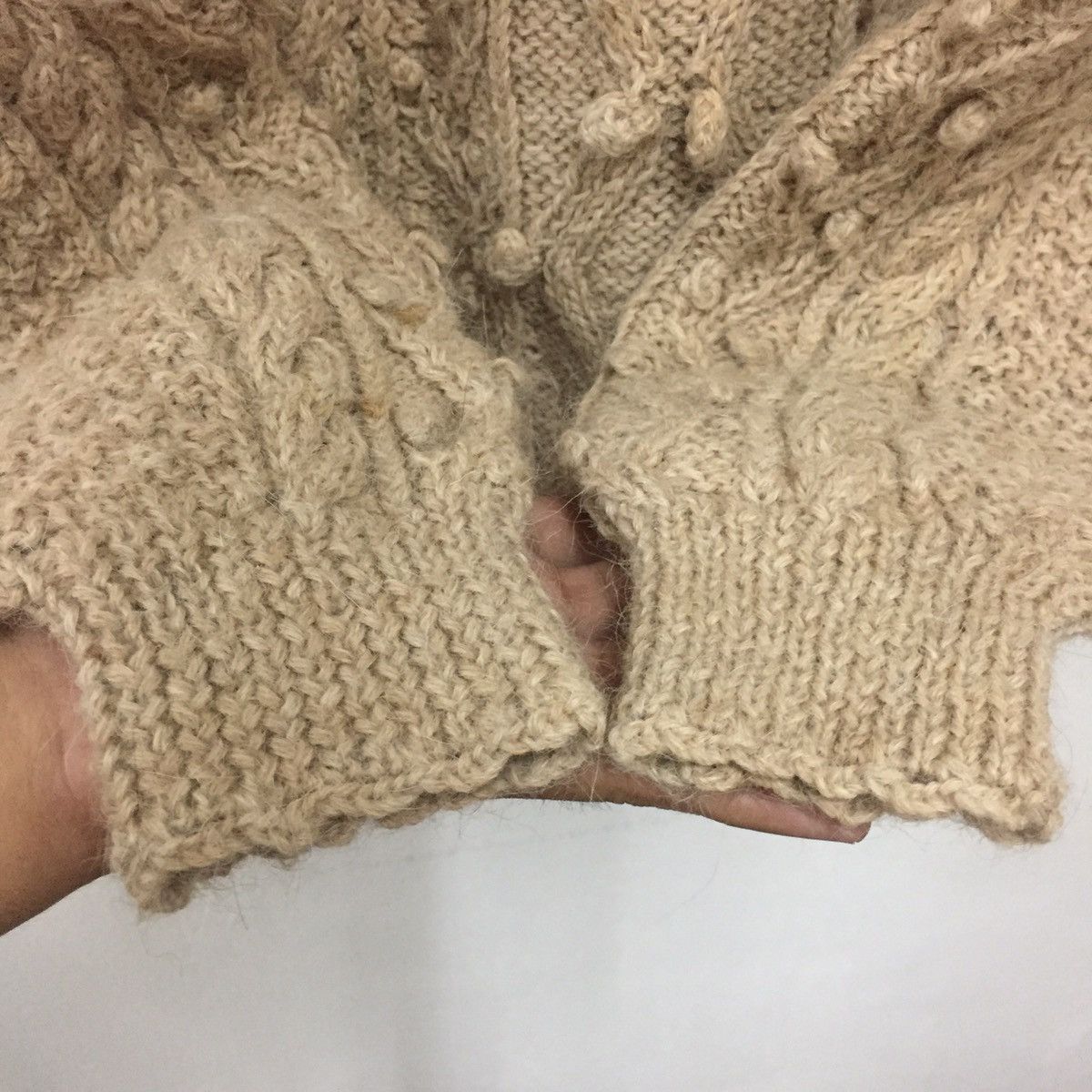 Aran Isles Knitwear Vintage Pullover Twist Cable Fat Jumper Knitwear Size US M / EU 48-50 / 2 - 6 Thumbnail