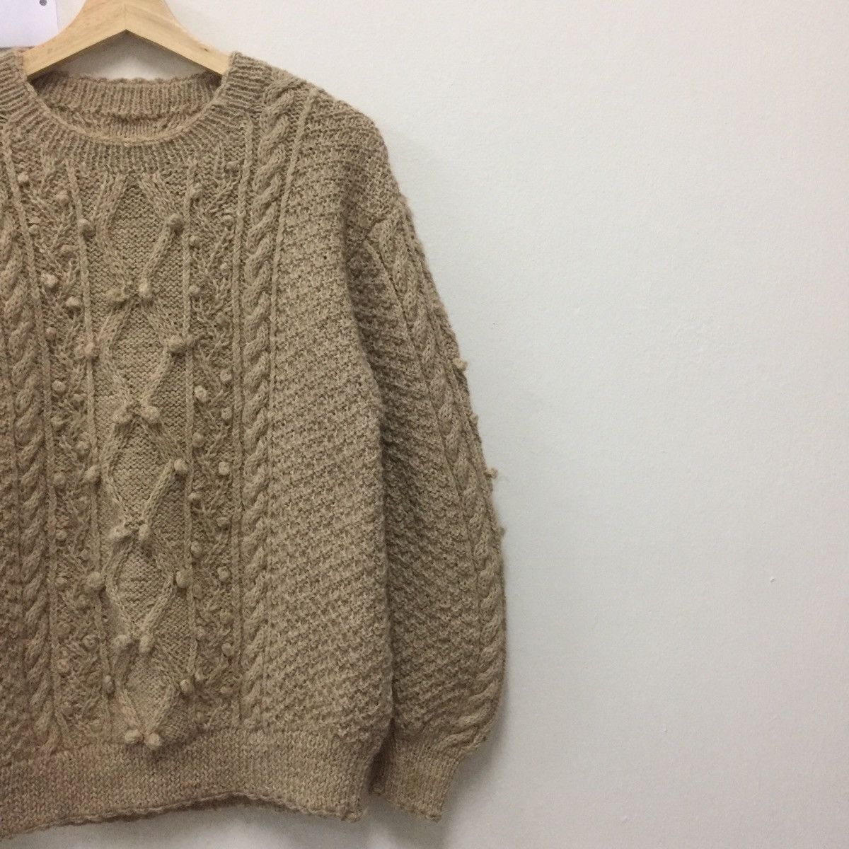 Aran Isles Knitwear Vintage Pullover Twist Cable Fat Jumper Knitwear Size US M / EU 48-50 / 2 - 5 Thumbnail
