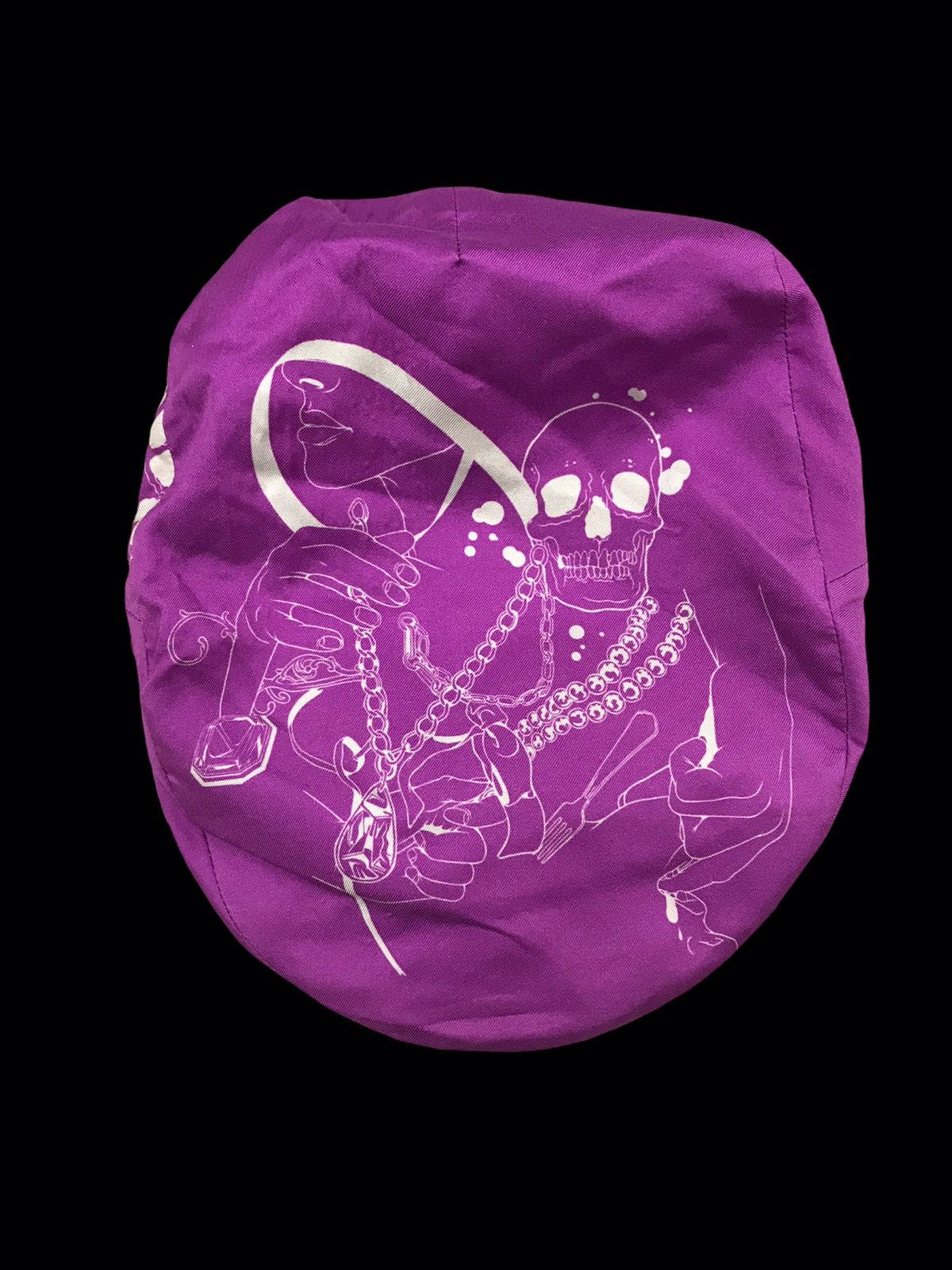 CA4LA × Japanese Brand Vintage Ca4la Skull Beret Cap Size ONE SIZE - 2 Thumbnail