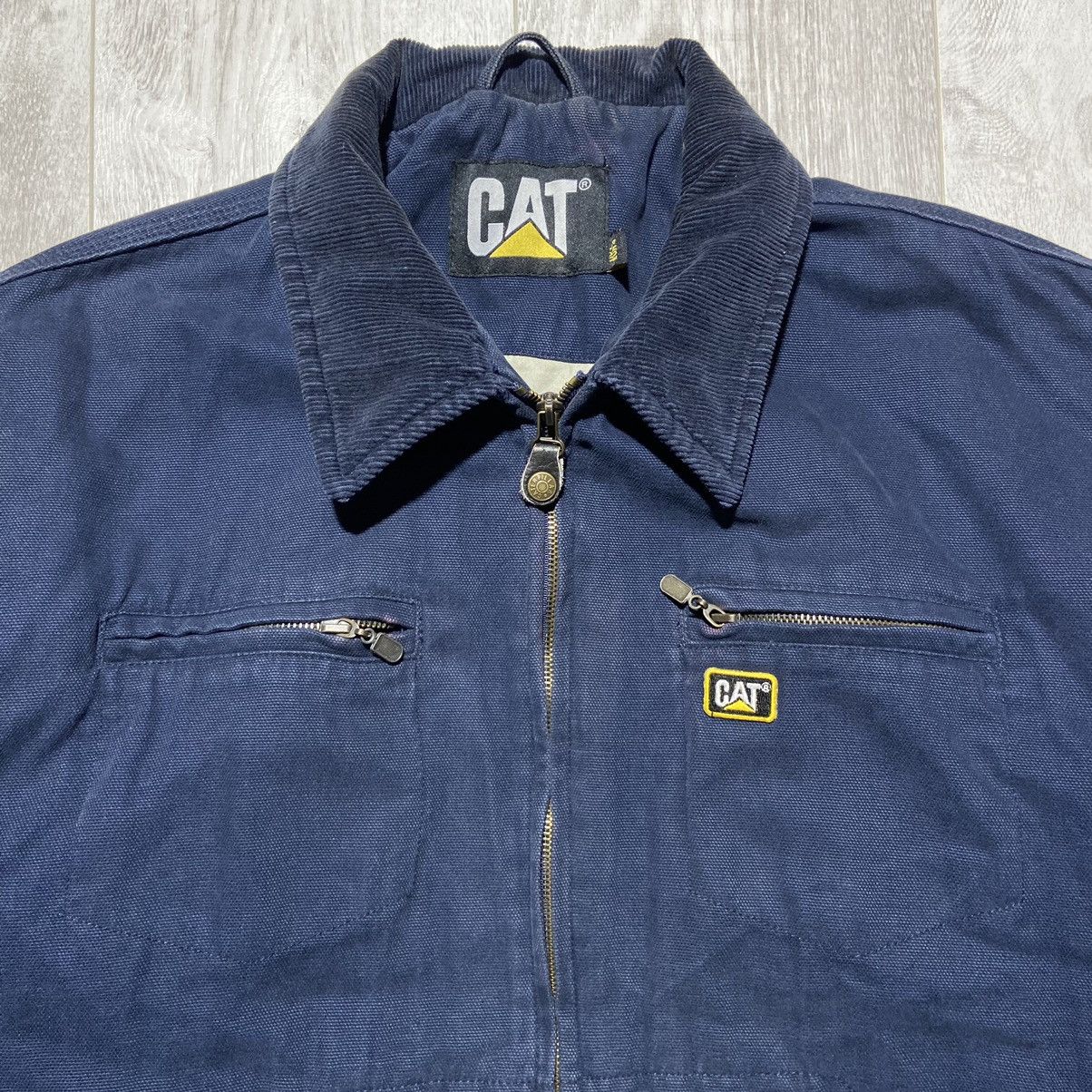 Caterpillar Vintage Iconic Caterpillar CAT Worker Jacket Kanye Style Size US L / EU 52-54 / 3 - 3 Thumbnail