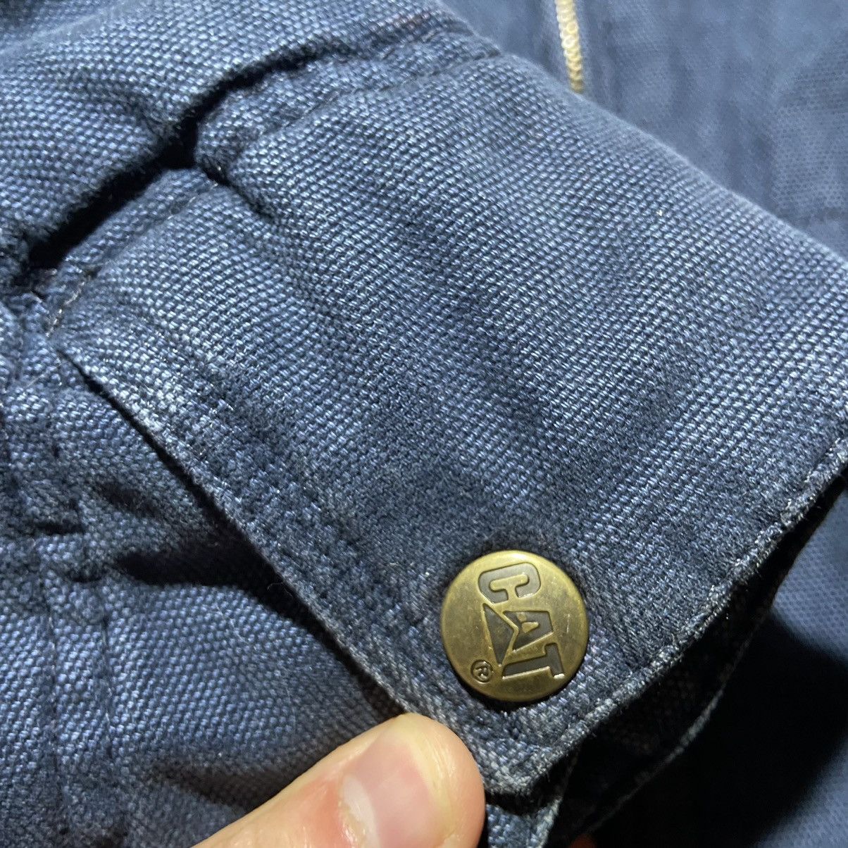 Caterpillar Vintage Iconic Caterpillar CAT Worker Jacket Kanye Style Size US L / EU 52-54 / 3 - 11 Thumbnail