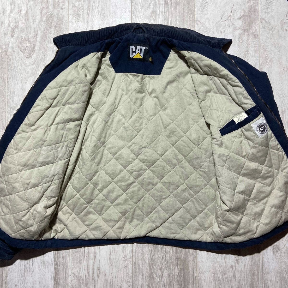 Caterpillar Vintage Iconic Caterpillar CAT Worker Jacket Kanye Style Size US L / EU 52-54 / 3 - 13 Thumbnail