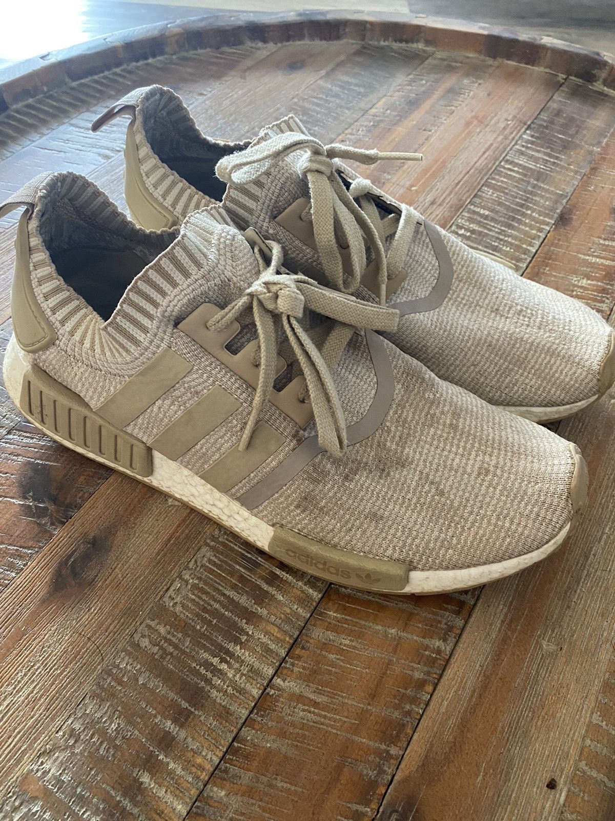 Adidas nmd r1 primeknit linen khaki (by1912) best sale